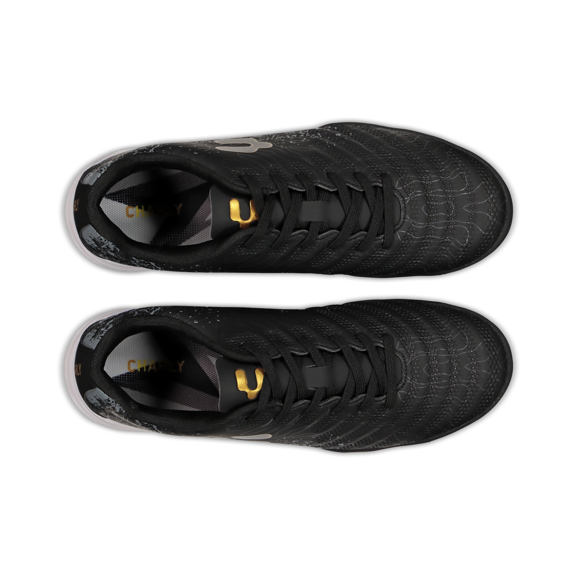 Black Gold Soccer Turf Shoes for Men Charly Hotcross 4.0 TF
