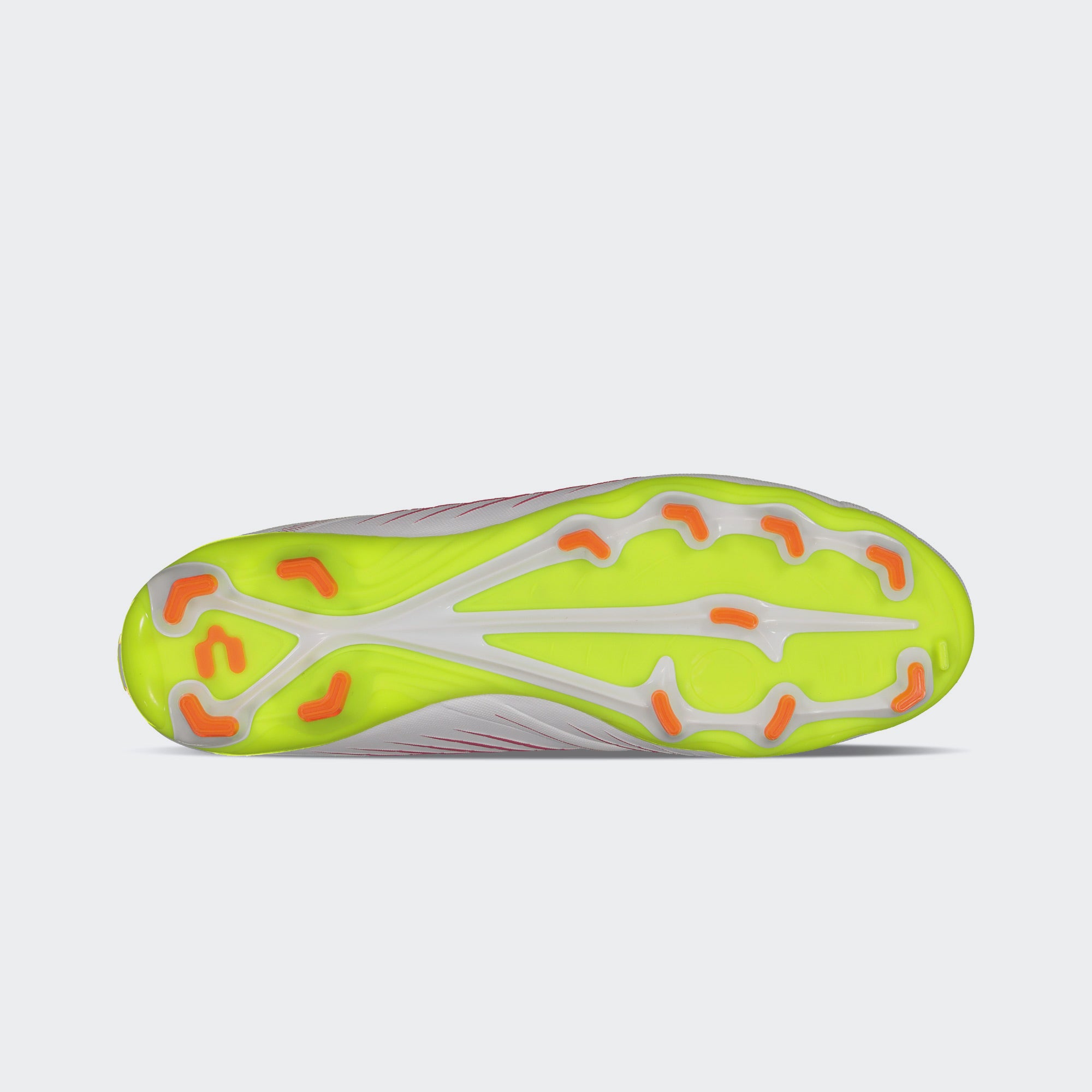 White Green Sport Soccer Cleats for Men Charly Stingr
