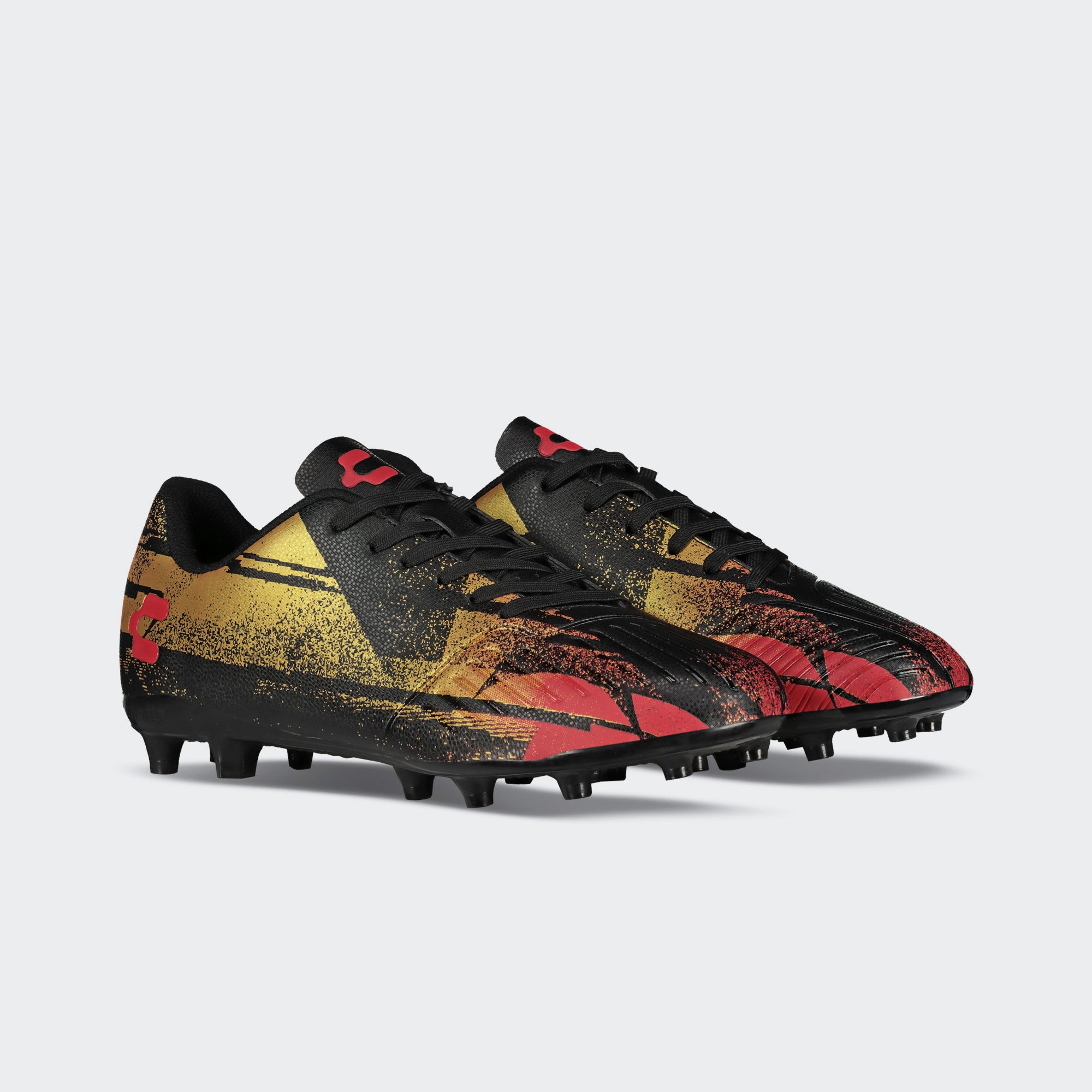 Black Gold Soccer Cleats for Men Charly Grasshopper 6.0