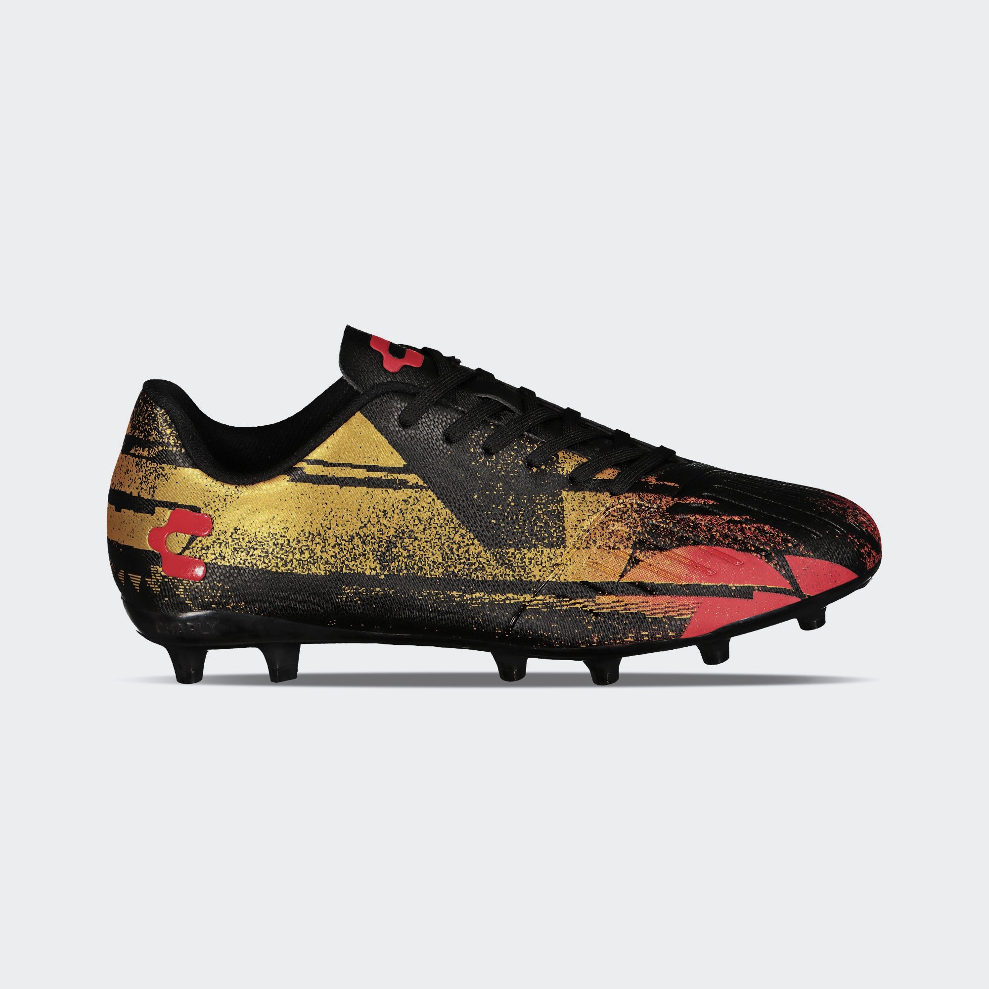 Black Gold Soccer Cleats for Men Charly Grasshopper 6.0