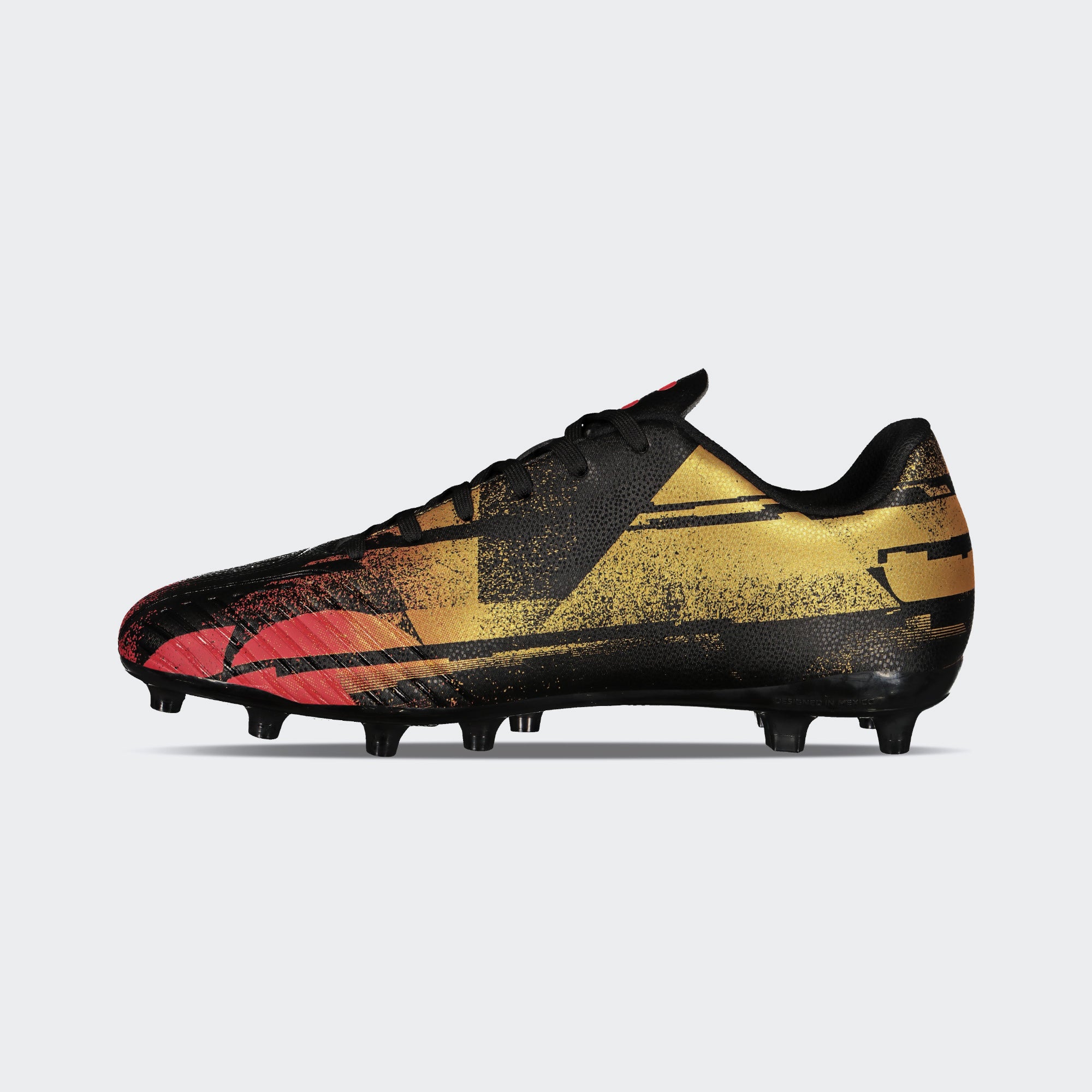 Black Gold Soccer Cleats for Men Charly Grasshopper 6.0