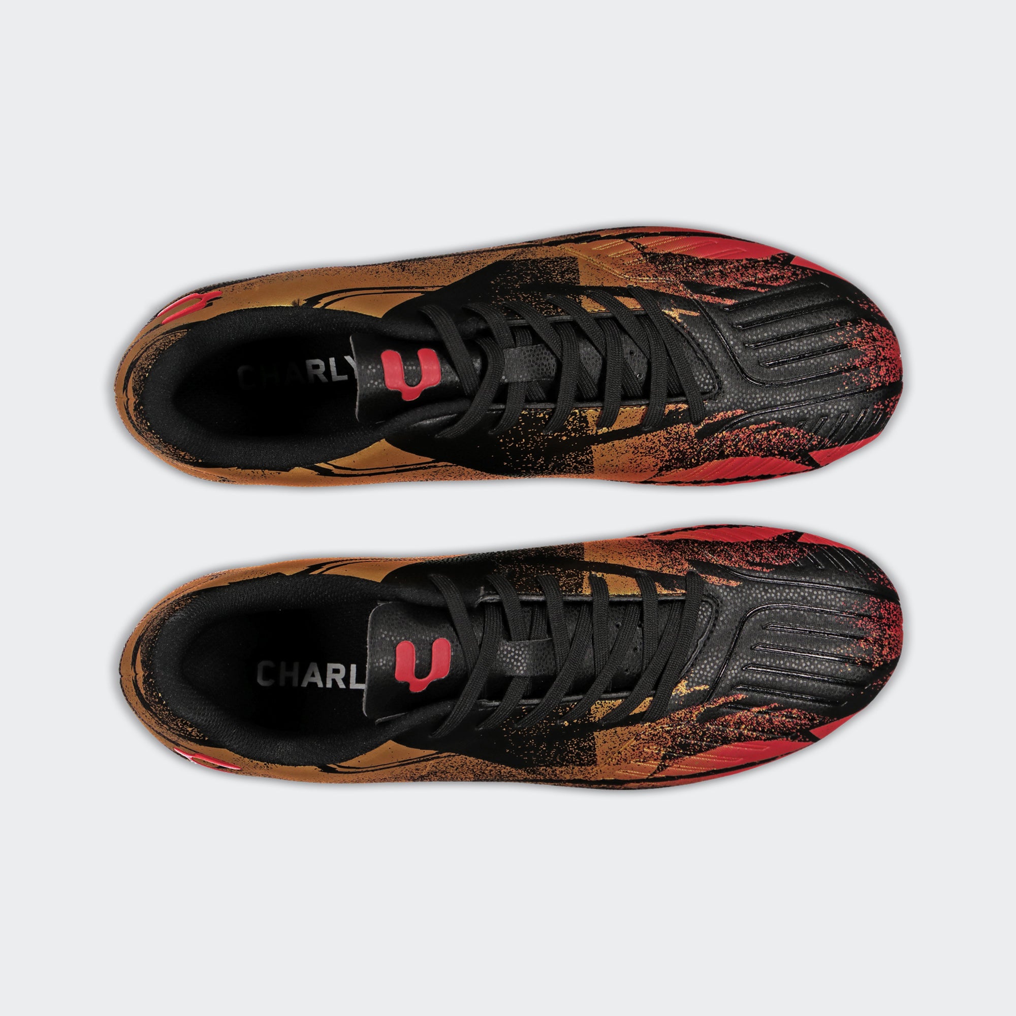 Black Gold Soccer Cleats for Men Charly Grasshopper 6.0
