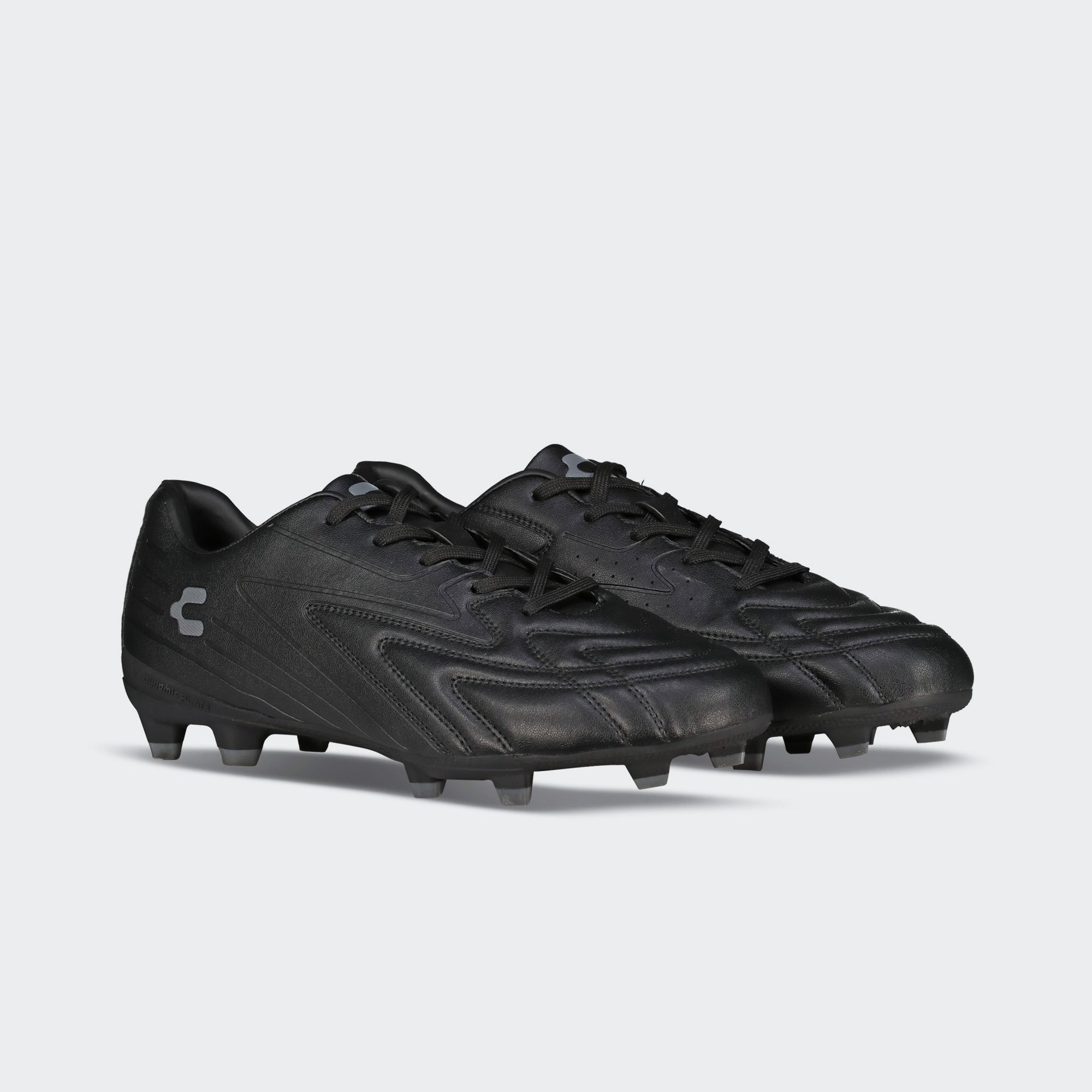 Black Oxford Sport Soccer Cleats for Men Charly Onore
