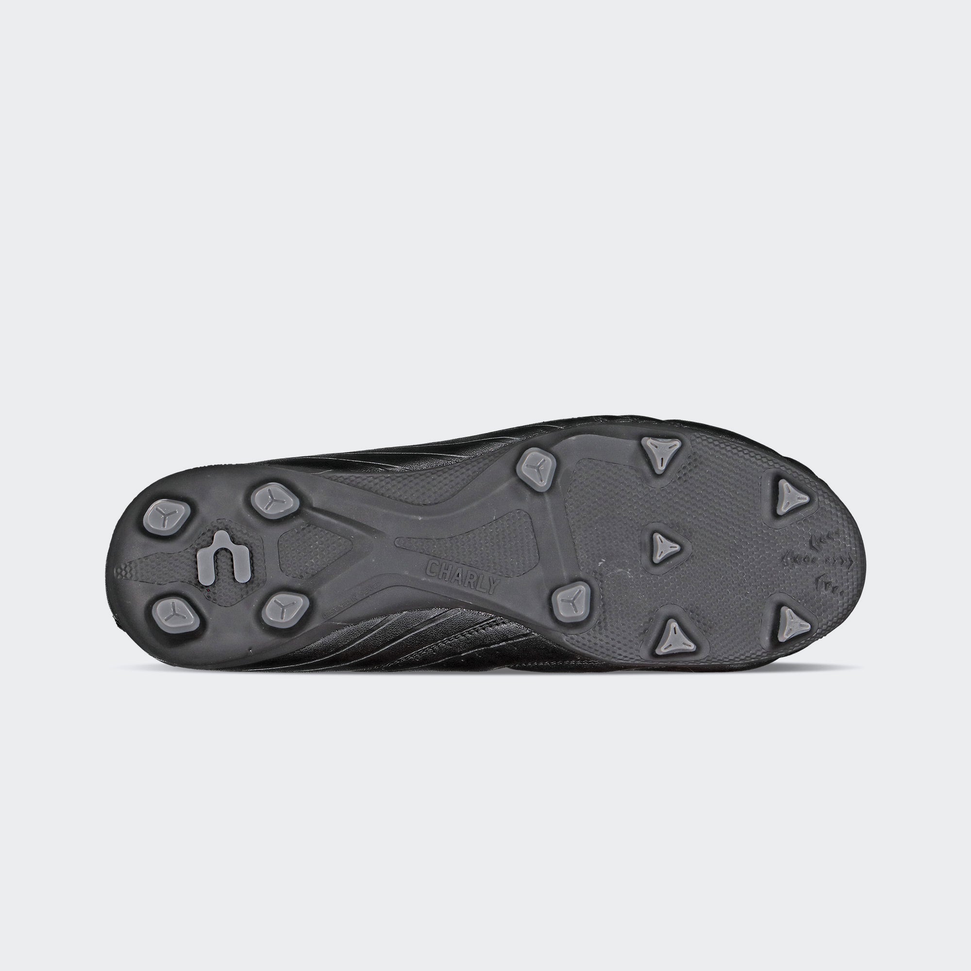 Black Oxford Sport Soccer Cleats for Men Charly Onore