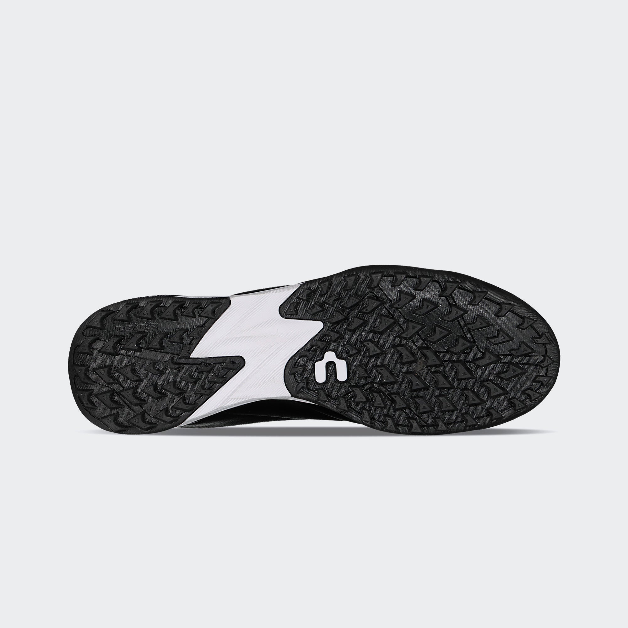 Black White Sport Soccer Turf Shoes for Men Charly Stitch TF