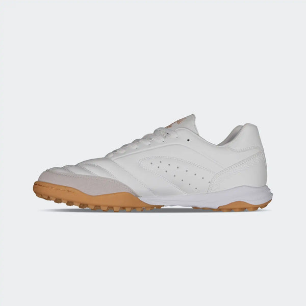 White Gold Soccer Turf Shoes for Men Charly Sport Legendario 26
