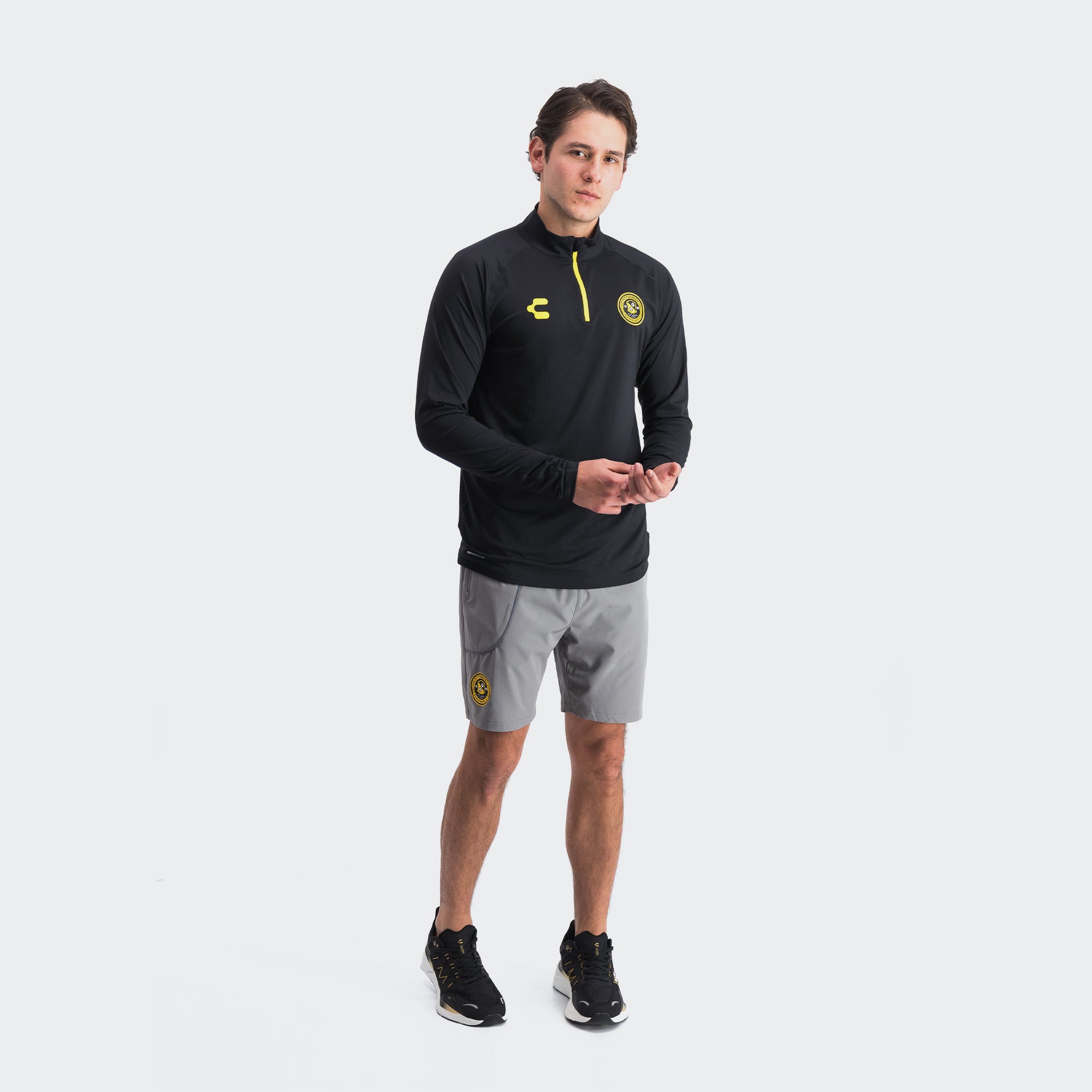 Black Yellow Pittsburgh Pullover for Men Charly Sport Gear