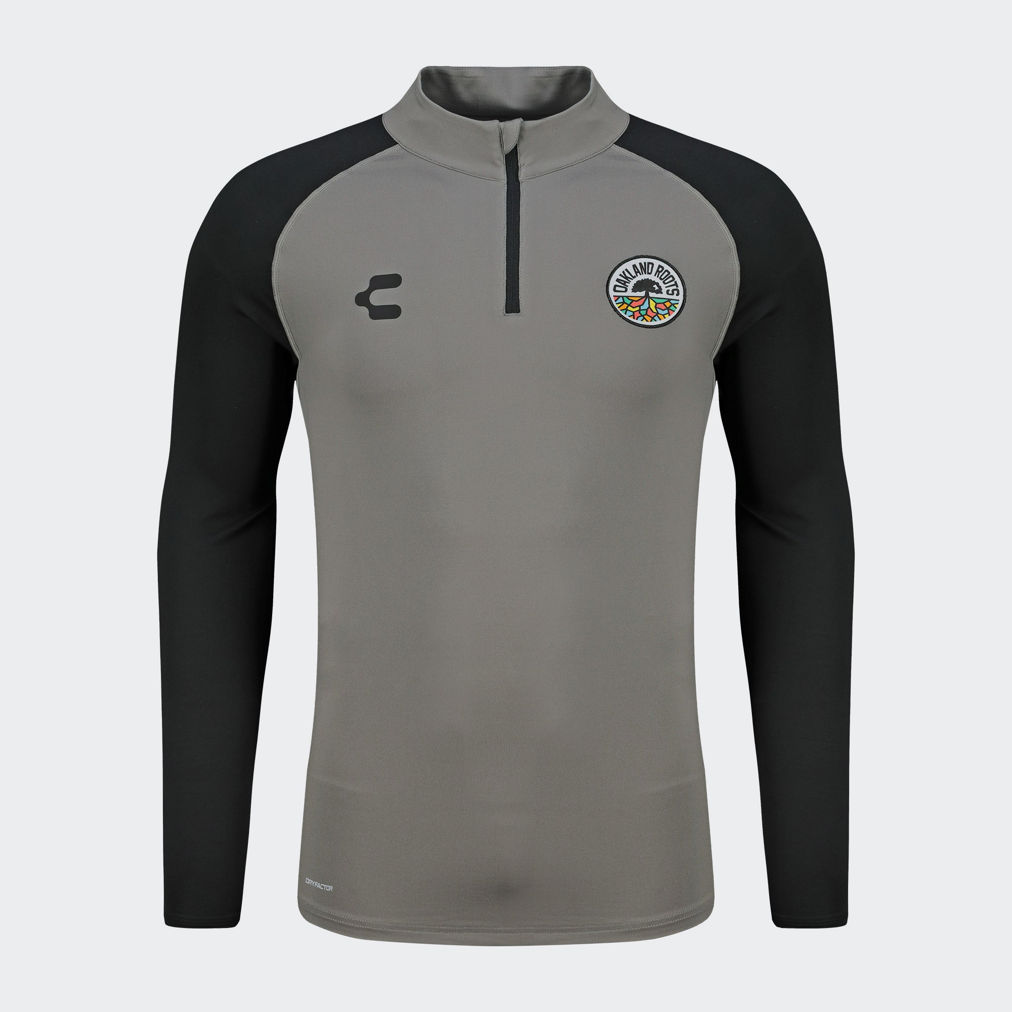 Grey Black Oakland Roots Pullover for Men Charly Sport Gear