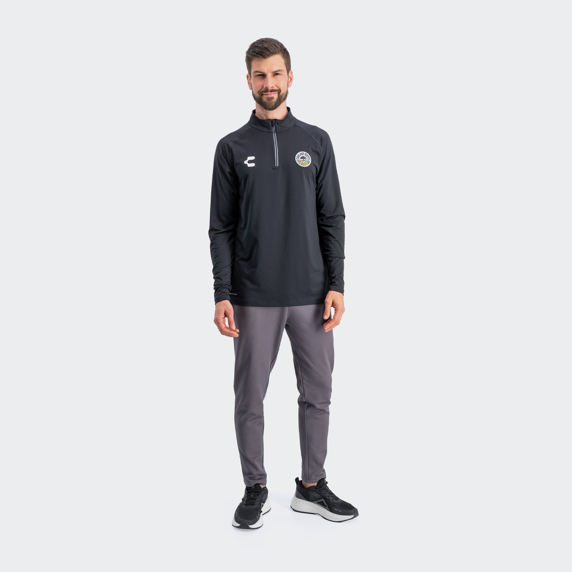 Black Oakland Roots Pullover for Men Charly Sport Gear