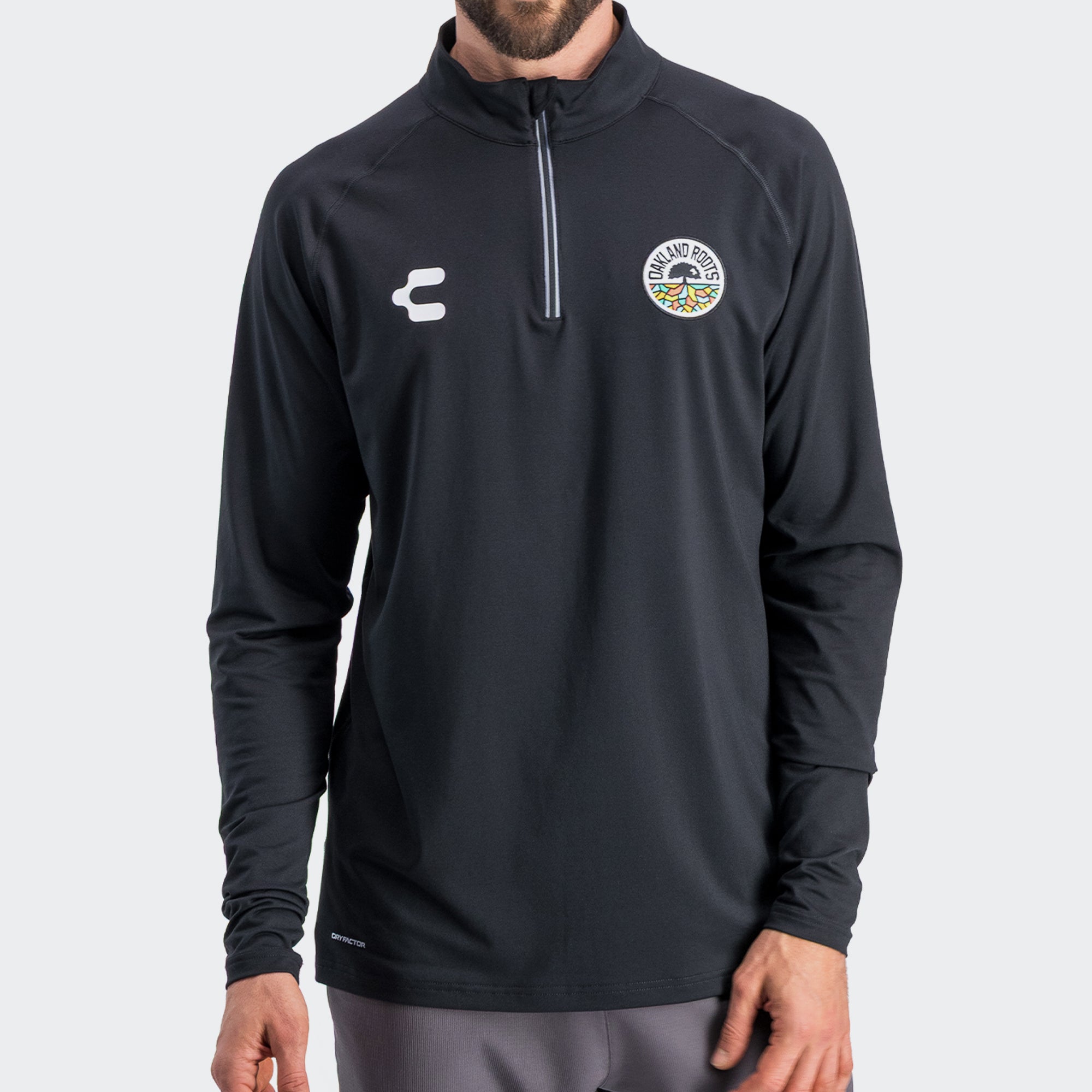 Black Oakland Roots Pullover for Men Charly Sport Gear