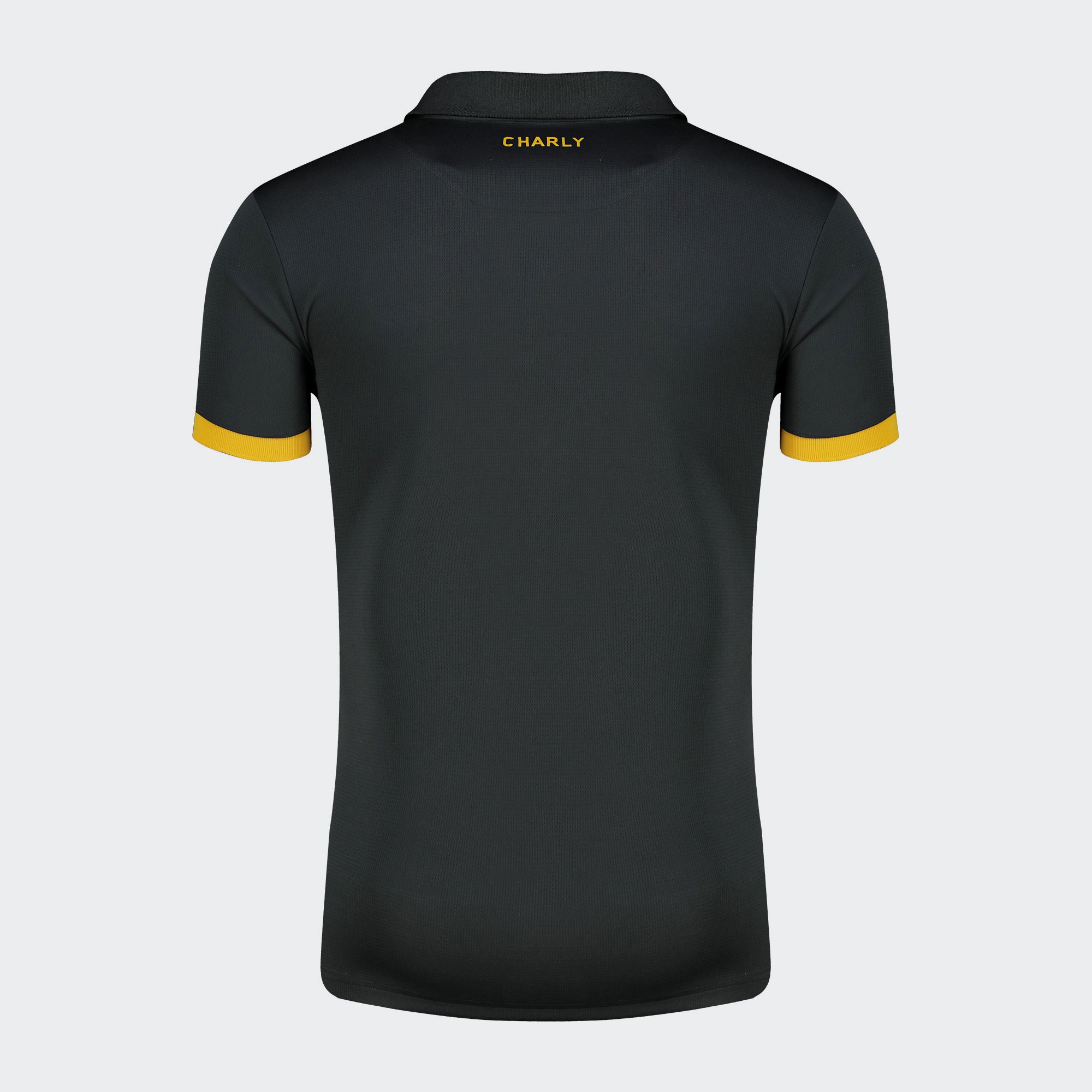 Black Pittsburgh Polo T-Shirt for Men Charly Sport Gear