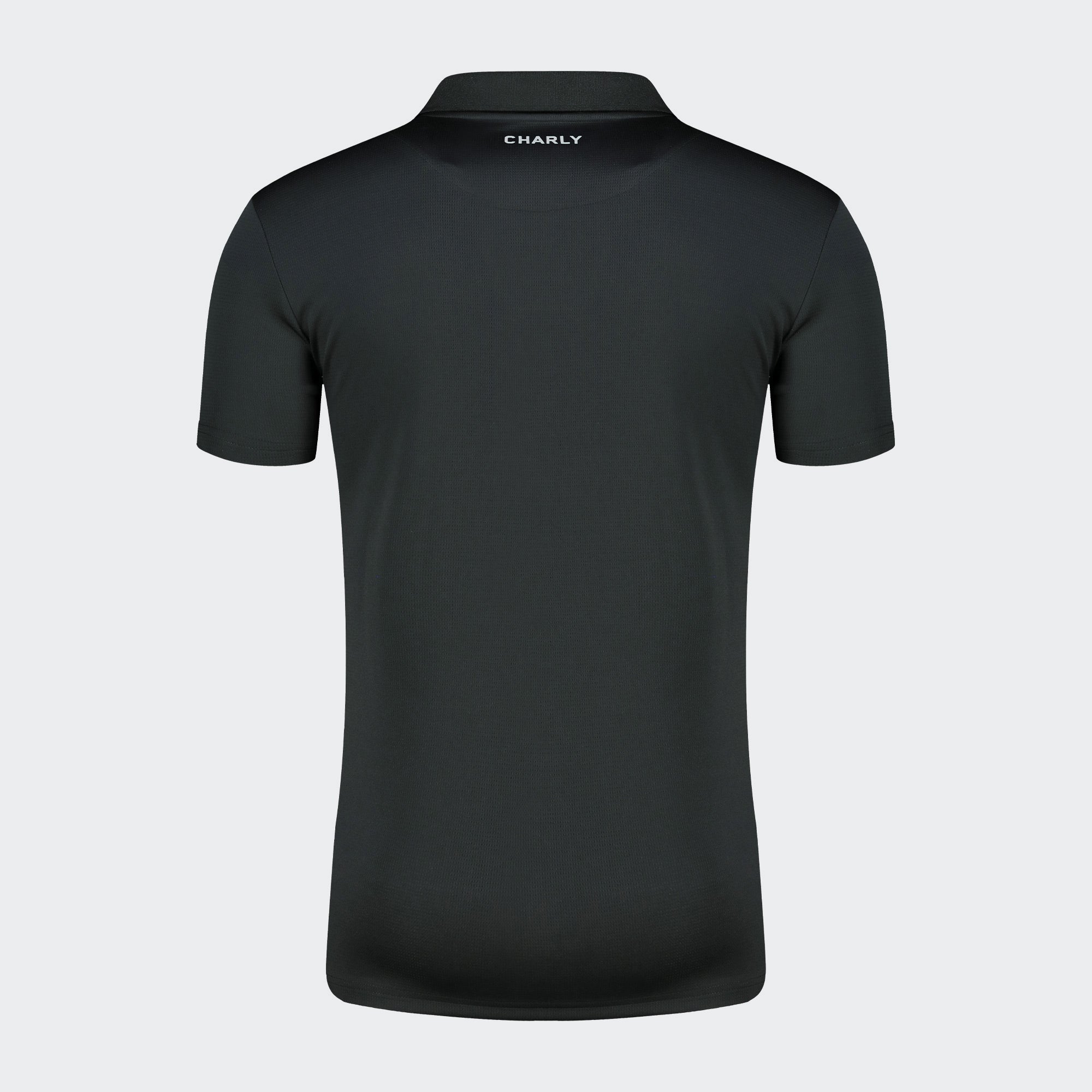 Black Oakland Soul Polo T-Shirt Charly Sport Gear
