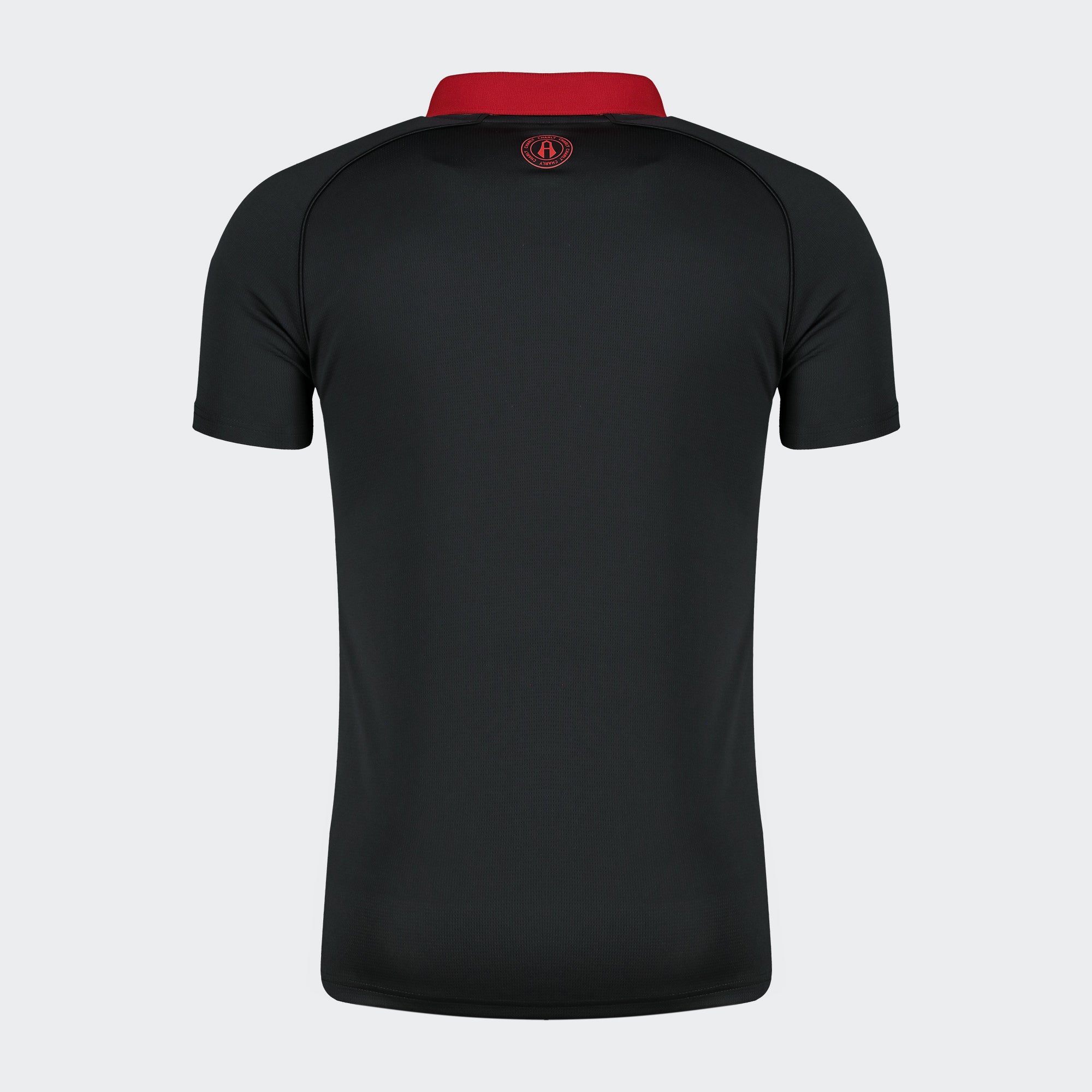 Black Atlas 25-26 Polo T-Shirt with Zipper for Men Charly Sport Soccer Gear