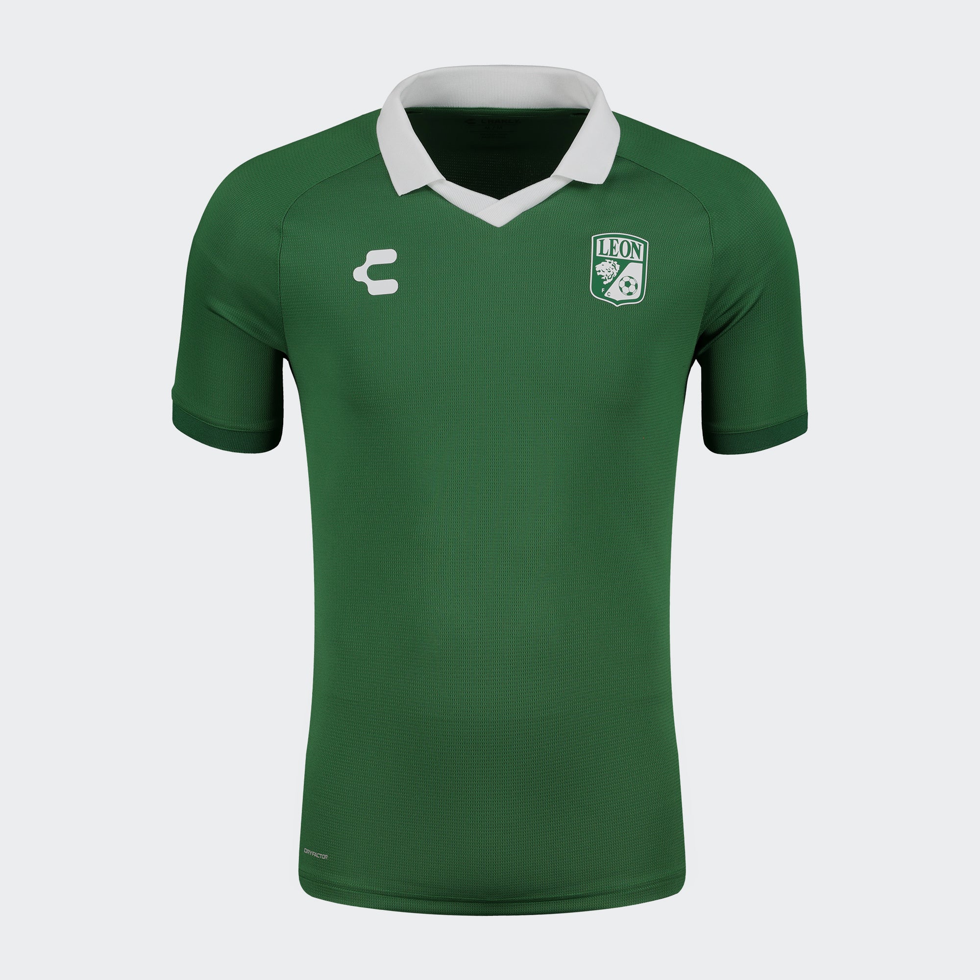 Green León 25-26 Polo T-Shirt for Men Charly Sport Soccer Gear