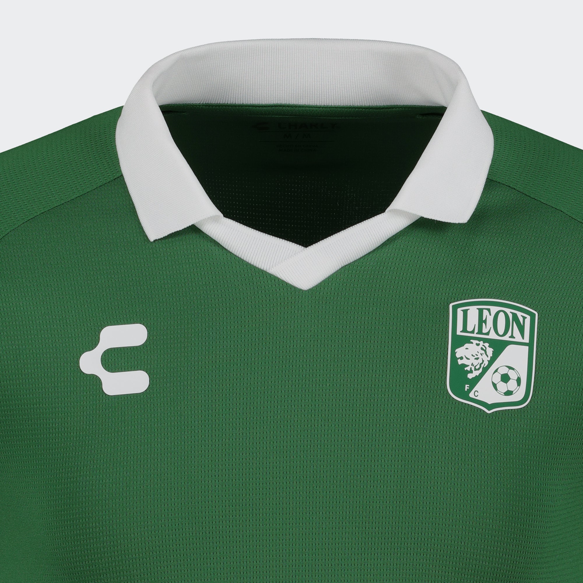 Green León 25-26 Polo T-Shirt for Men Charly Sport Soccer Gear