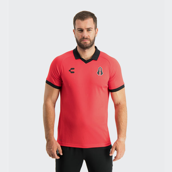 Red Atlas 25-26 Polo T-Shirt for Men Charly Soccer Gear – Charly Store