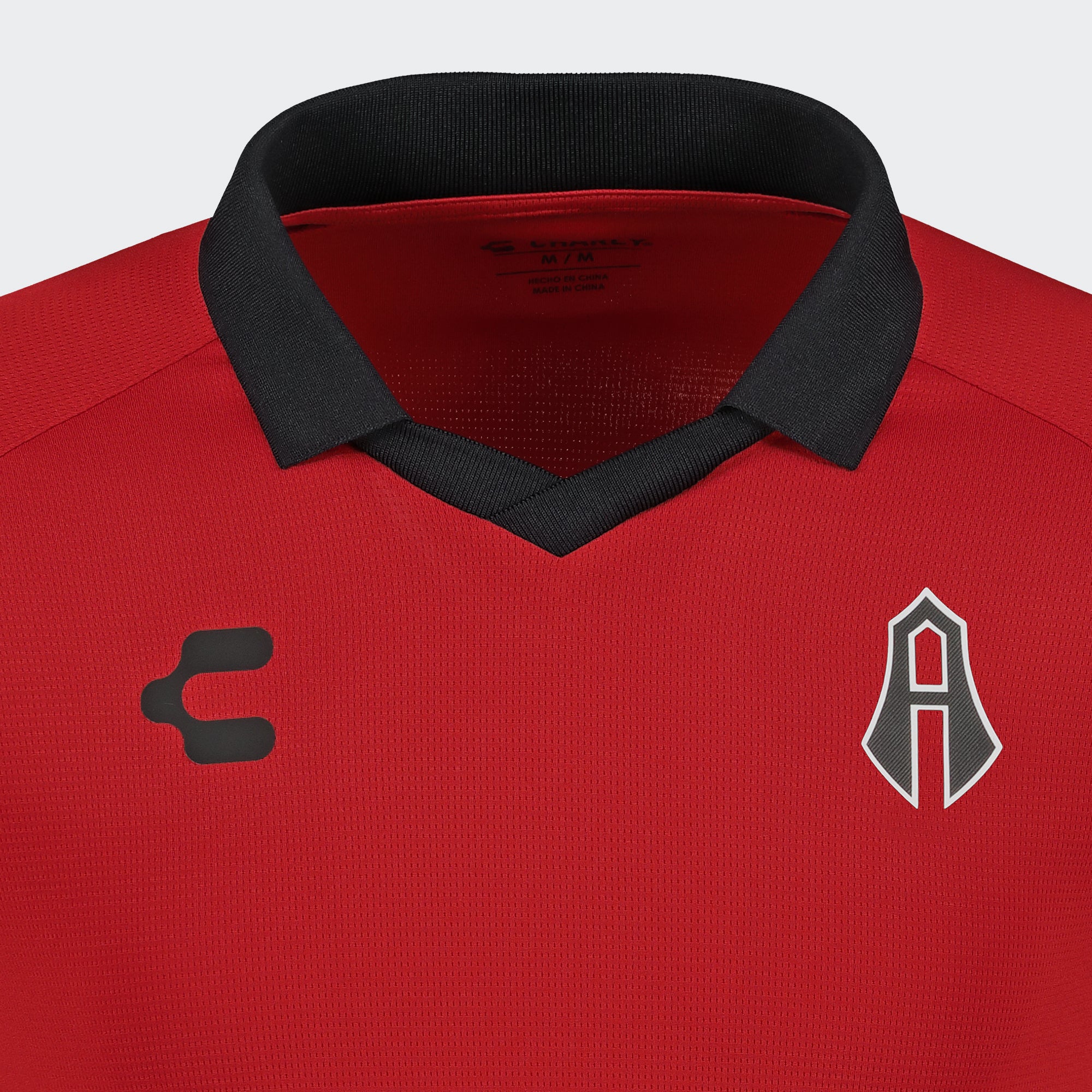 Red Atlas 25-26 Polo T-Shirt for Men Charly Soccer Gear