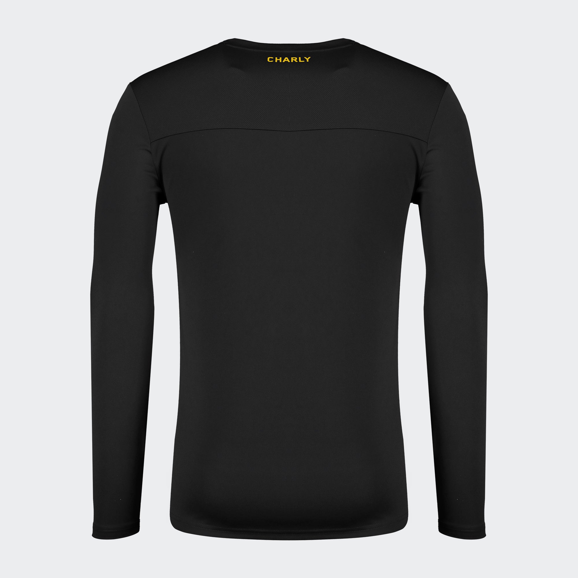 Black Yellow Pittsburgh Long Sleeve T-Shirt for Men Charly Sport Gear