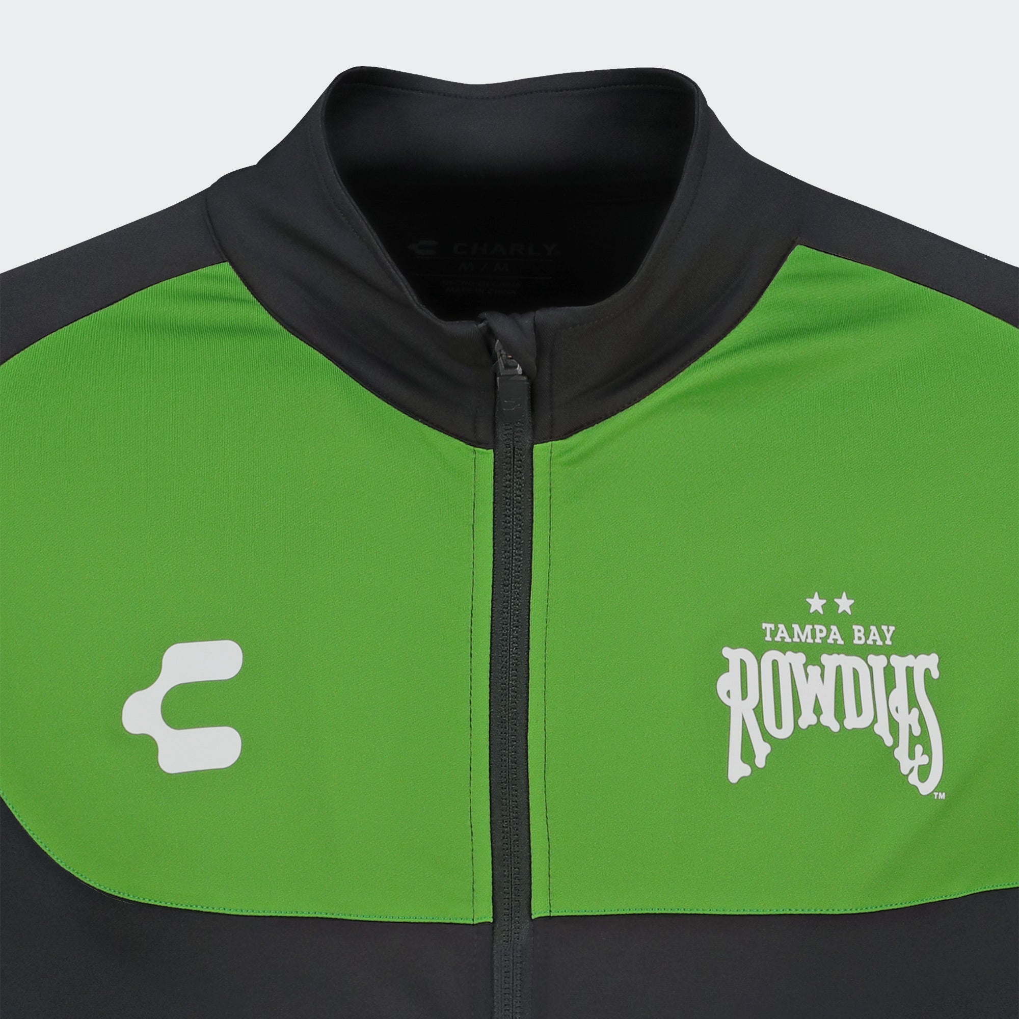 Black Green Tampa Bay Rowdies Jacket for Men Charly Sport Gear