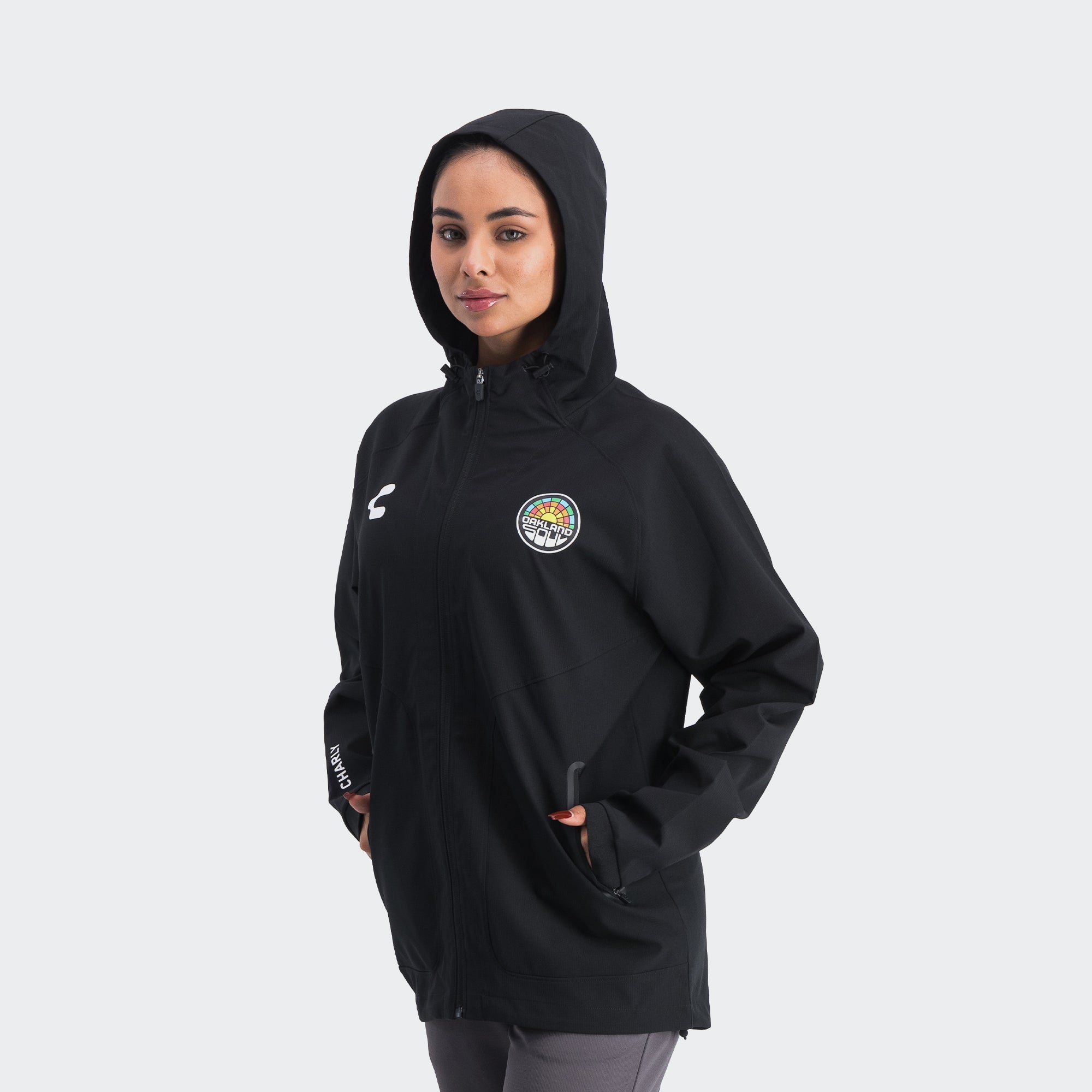 Black Oakland Soul Jacket Charly Sport Gear