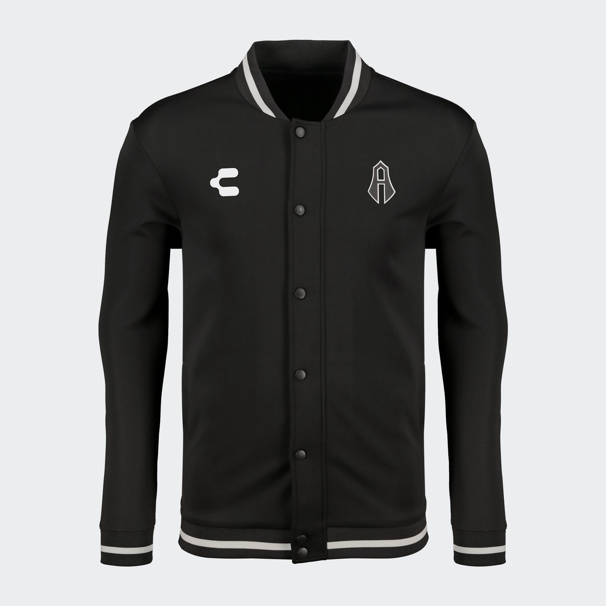 Black Atlas 25-26 Bomber Jacket for Men Charly Sport Soccer Gear