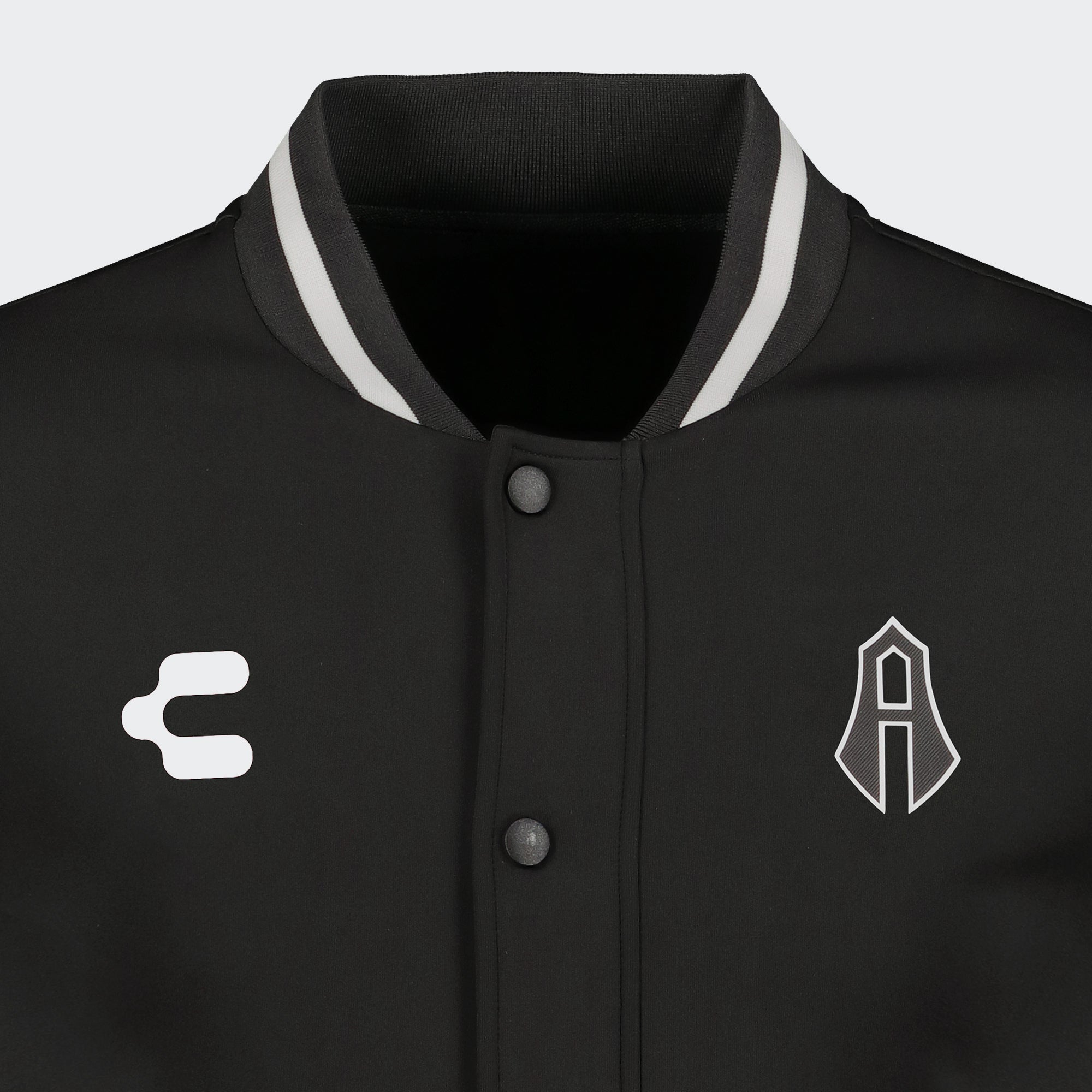 Black Atlas 25-26 Bomber Jacket for Men Charly Sport Soccer Gear