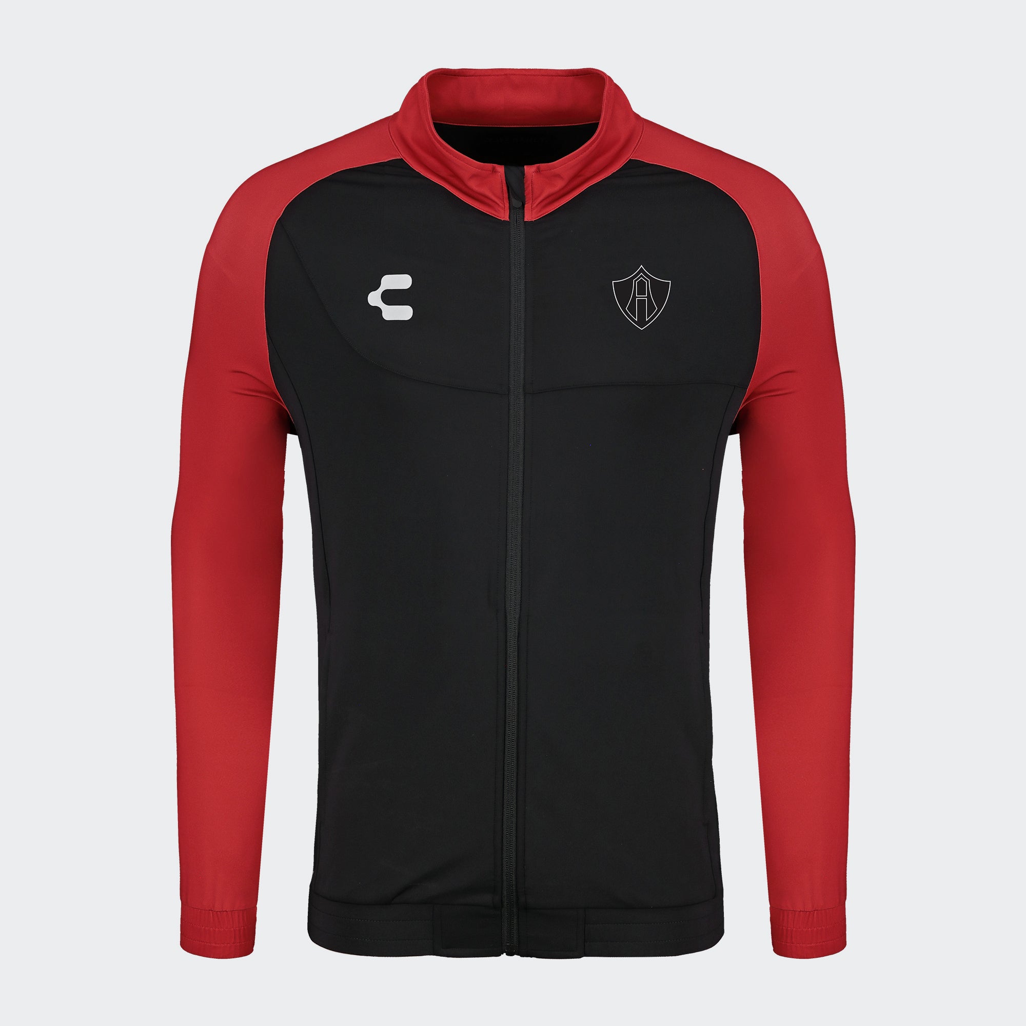 Black Red Atlas 25-26 Training Jacket for Men Charly Sport Soccer Gear