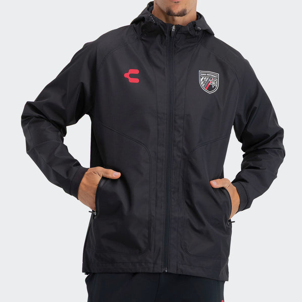 SCYRAY logo coat / black Women