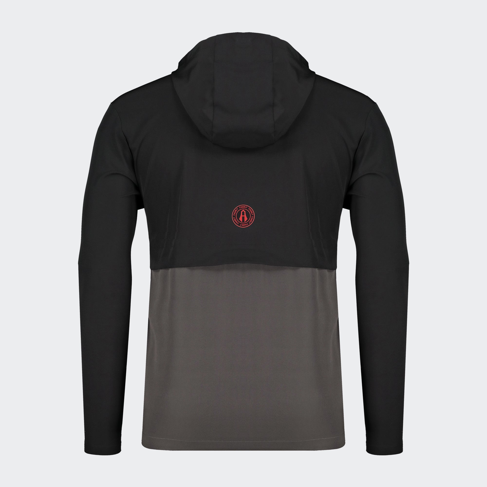 Black Gray Atlas 25-26 Windbreaker for Men Charly Sport Soccer Gear