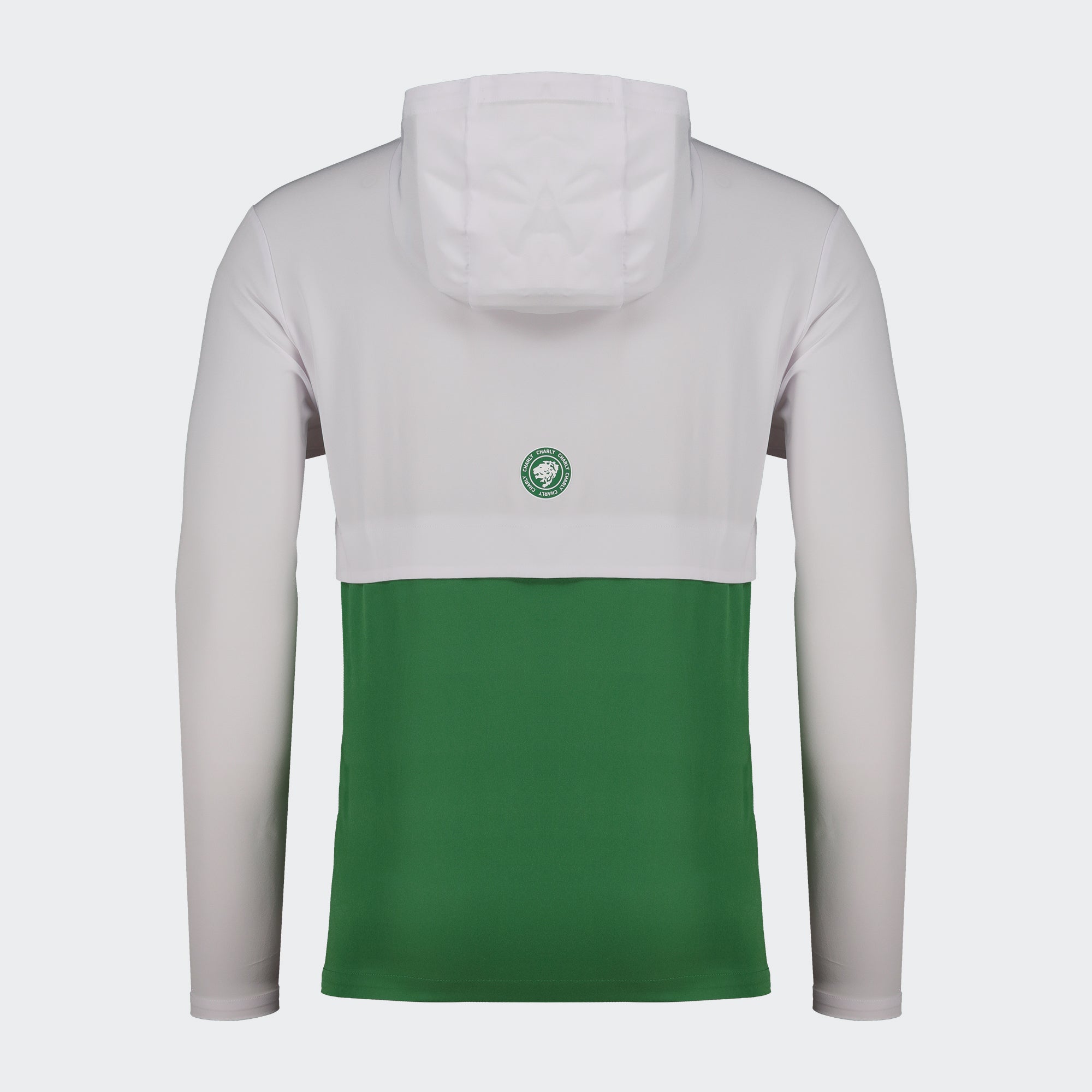 White Green León 25-26 Windbreaker for Men Charly Sport Soccer Gear