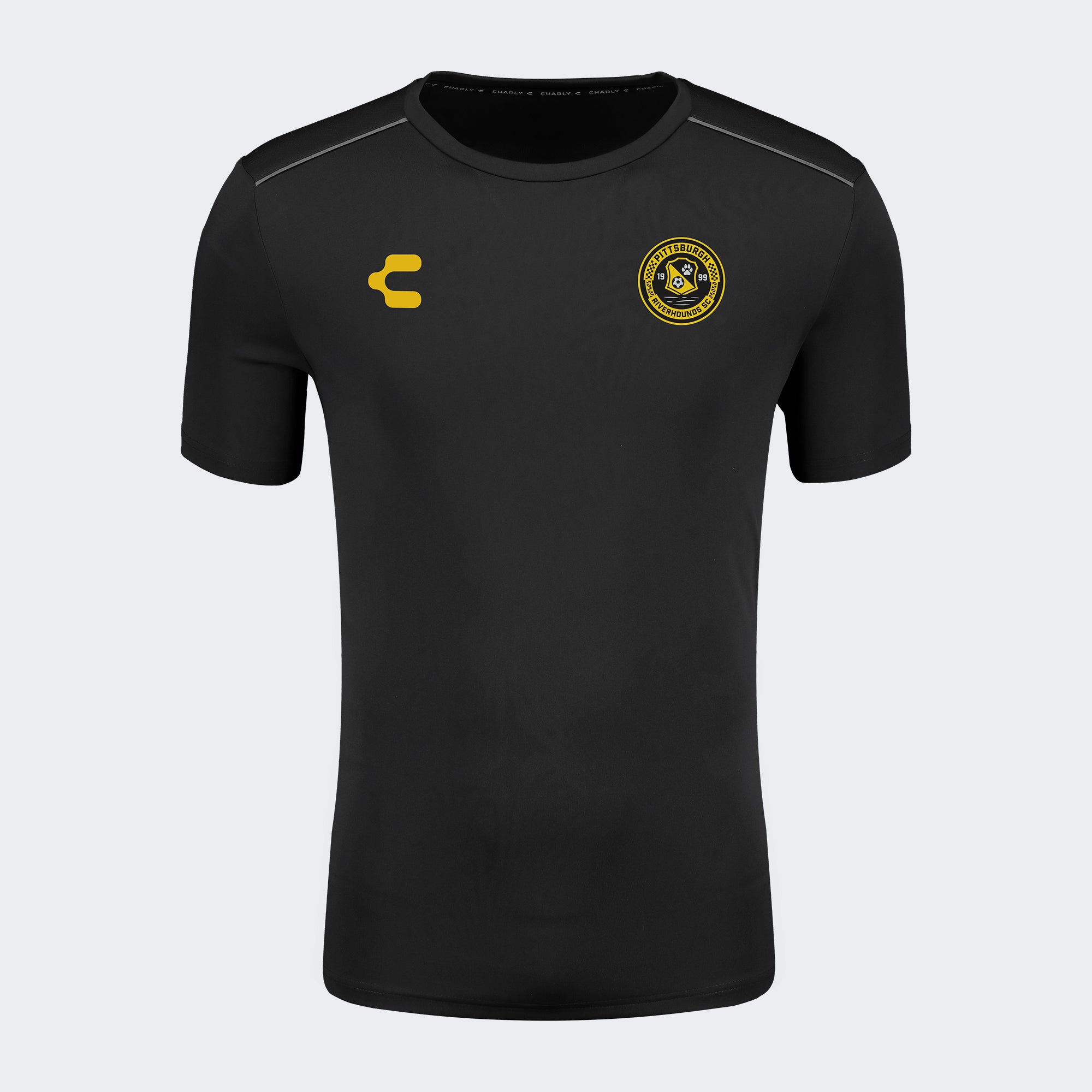 Black Yellow Pittsburgh T-Shirt for Men Charly Sport Gear