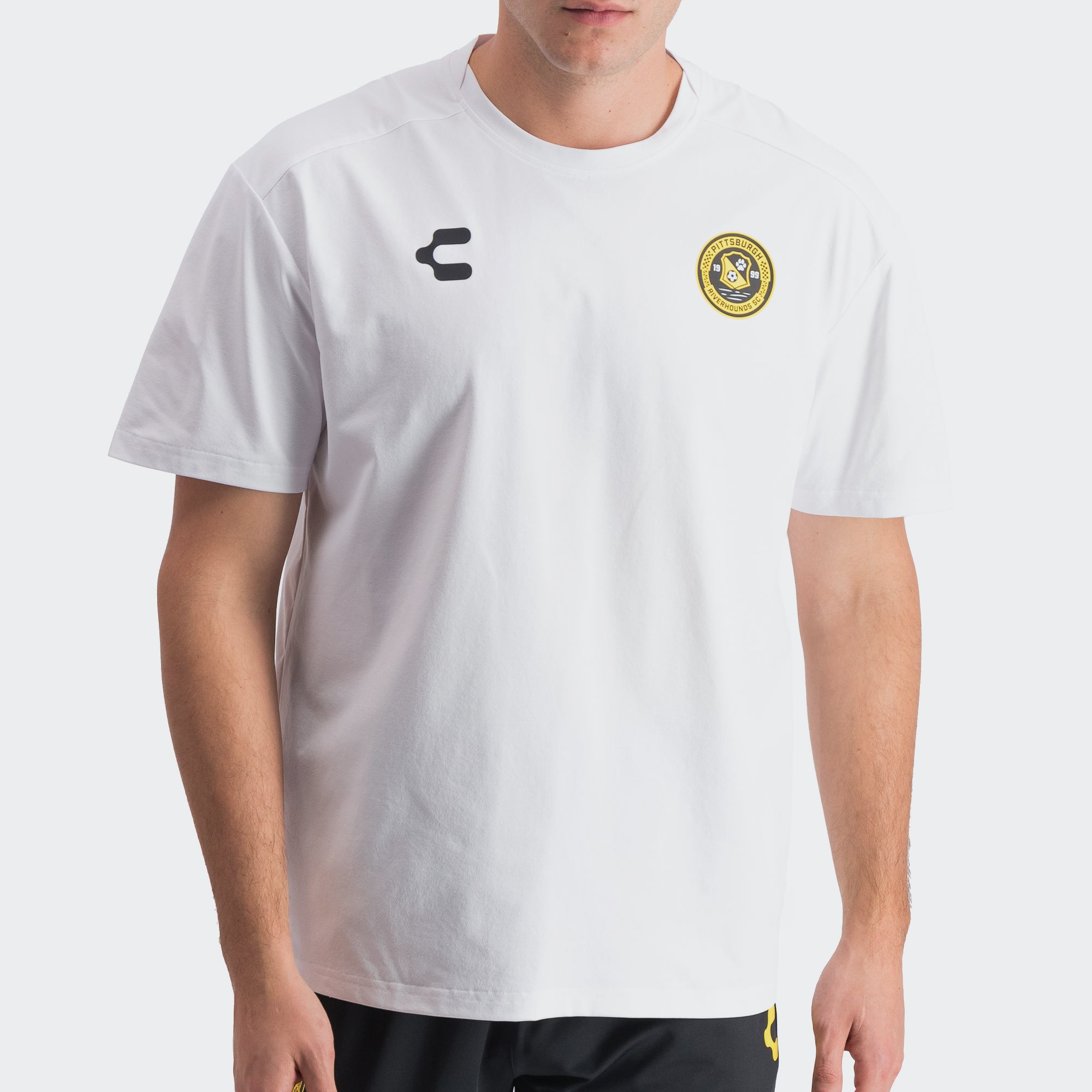 White Yellow Pittsburgh T-Shirt for Men Charly Sport Gear