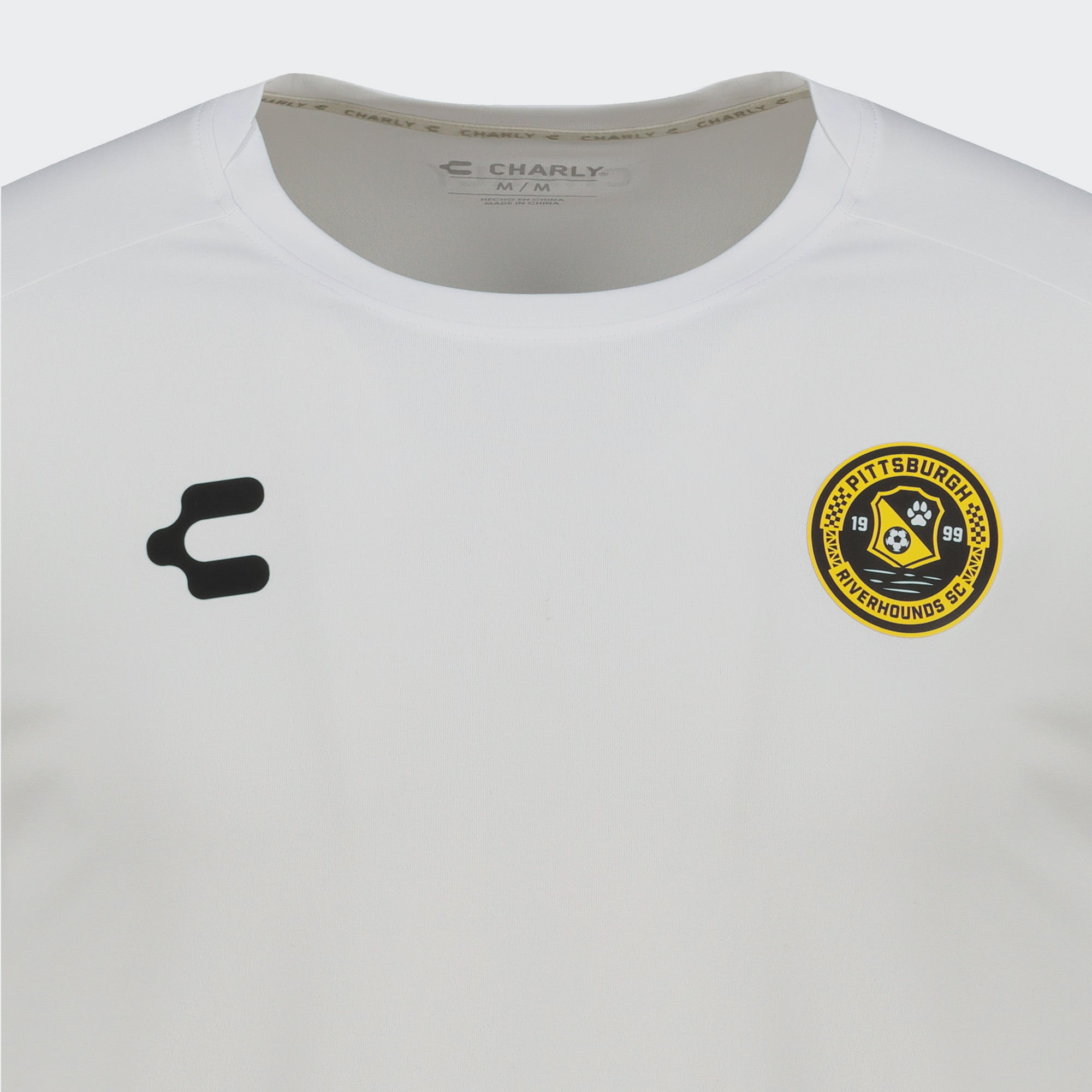 White Yellow Pittsburgh T-Shirt for Men Charly Sport Gear