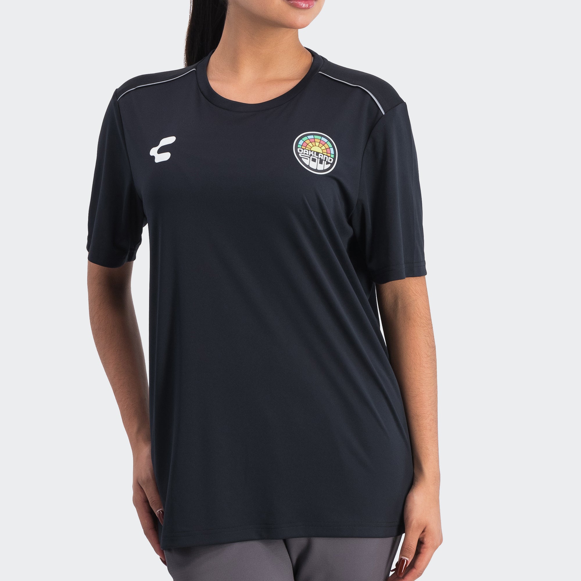 Black Oakland Soul T-Shirt Charly Sport Gear