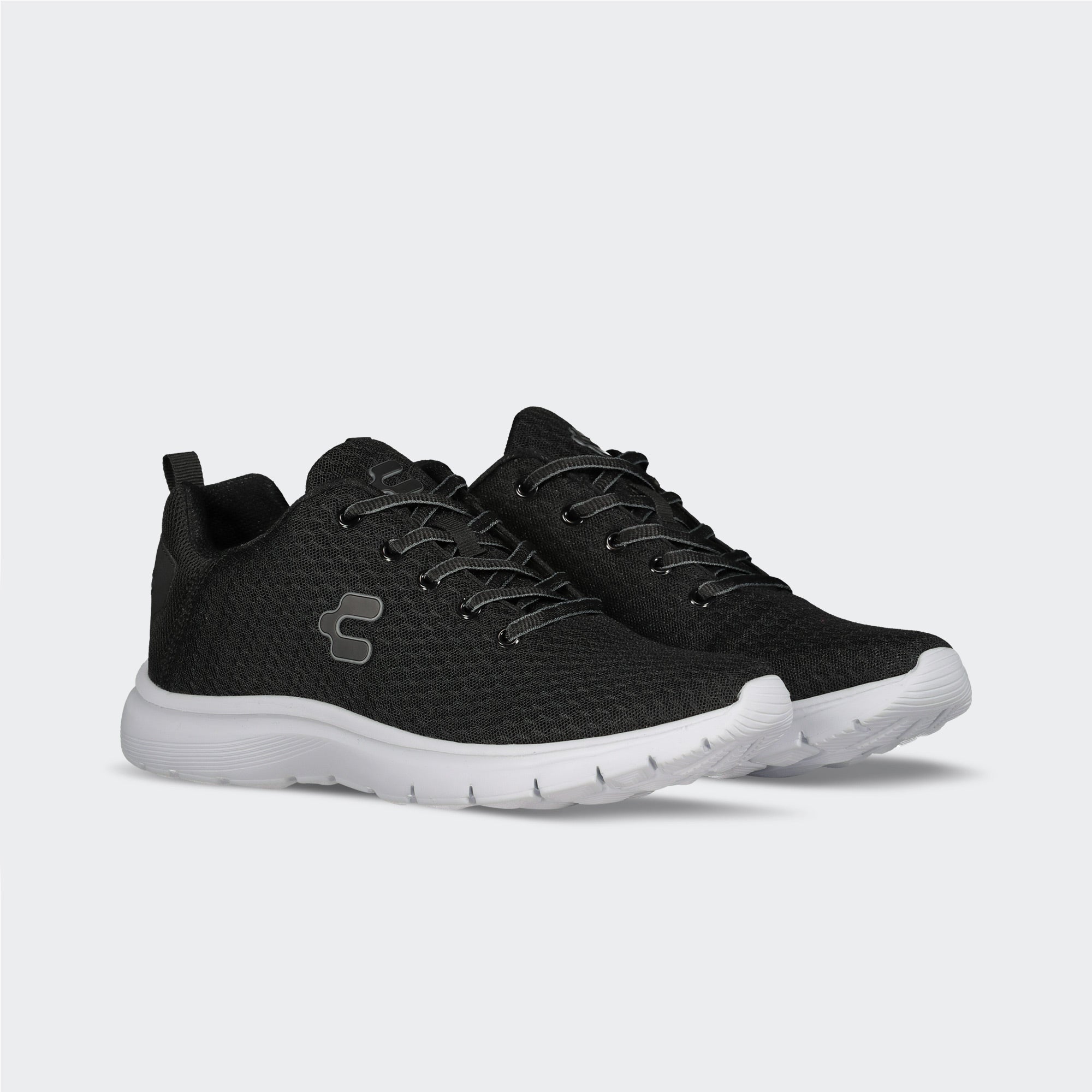 Black White Sport Running Road Casual Shoes for Men Charly Advance