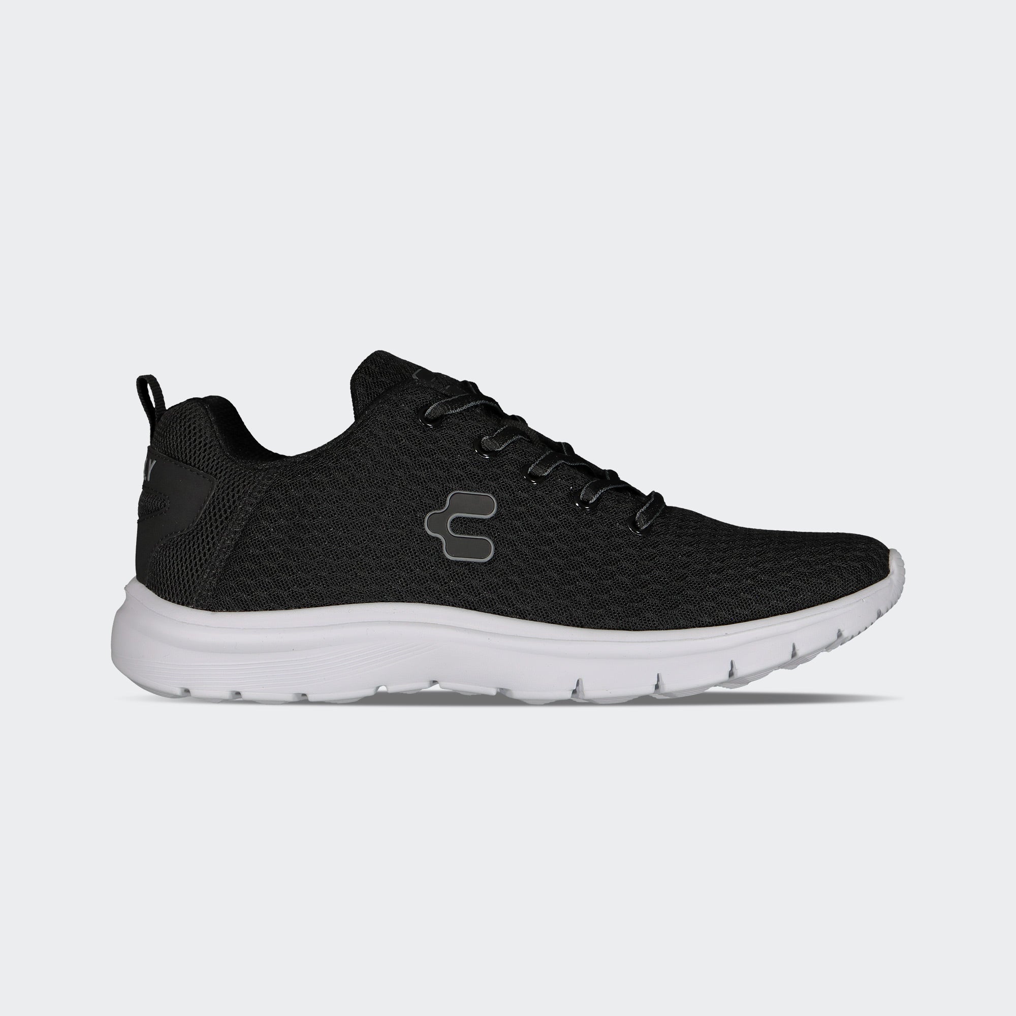 Black White Sport Running Road Casual Shoes for Men Charly Advance