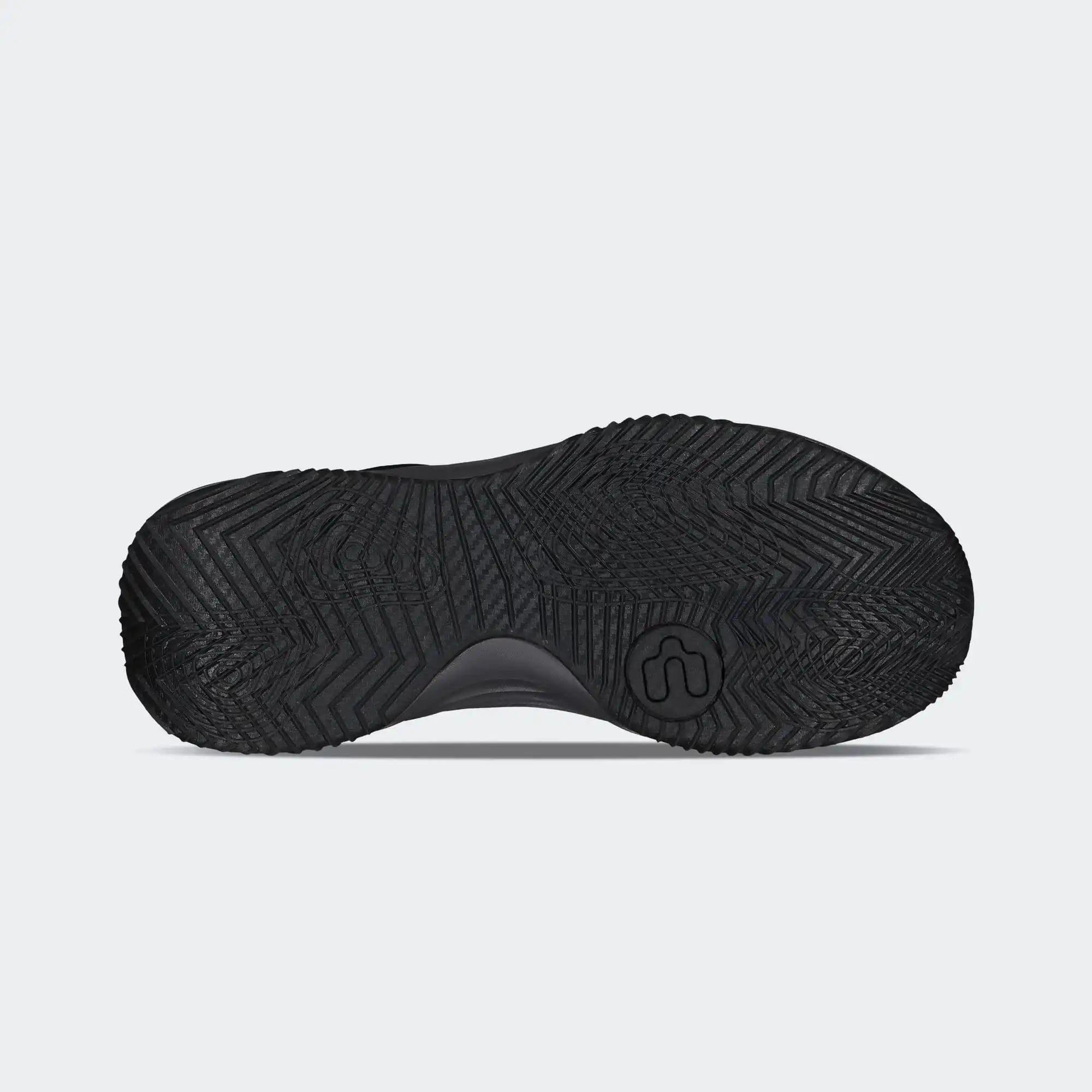 Black Oxford Basket Shoes for Men Charly Neiv Sport
