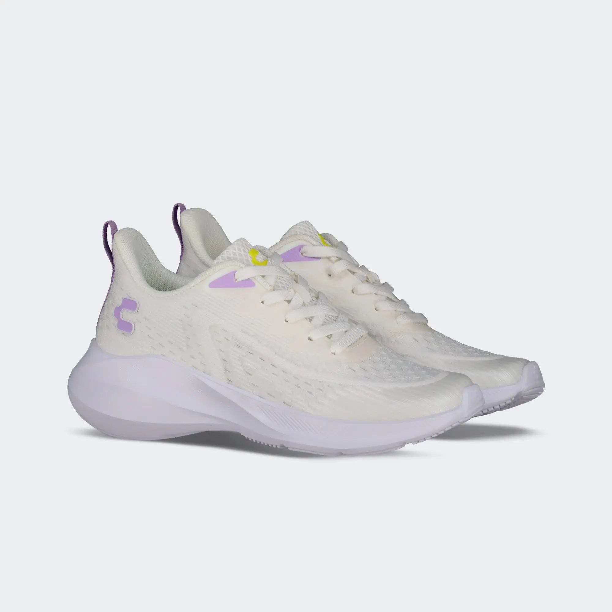 White Lilac Relax Walking Light Sport Shoes for Women Charly Klot