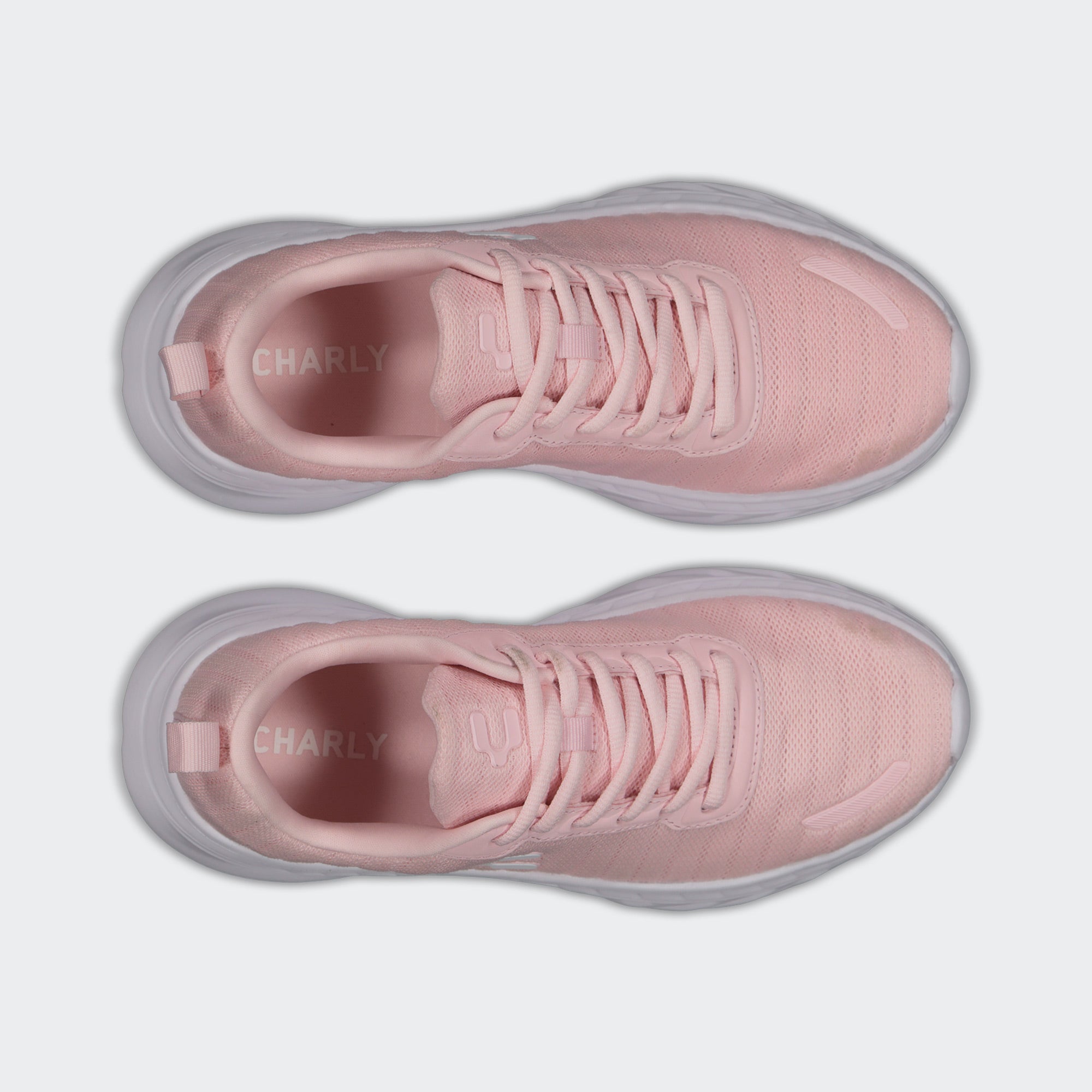 Pink White Sport Running Road Casual Shoes for Women Charly Hasty