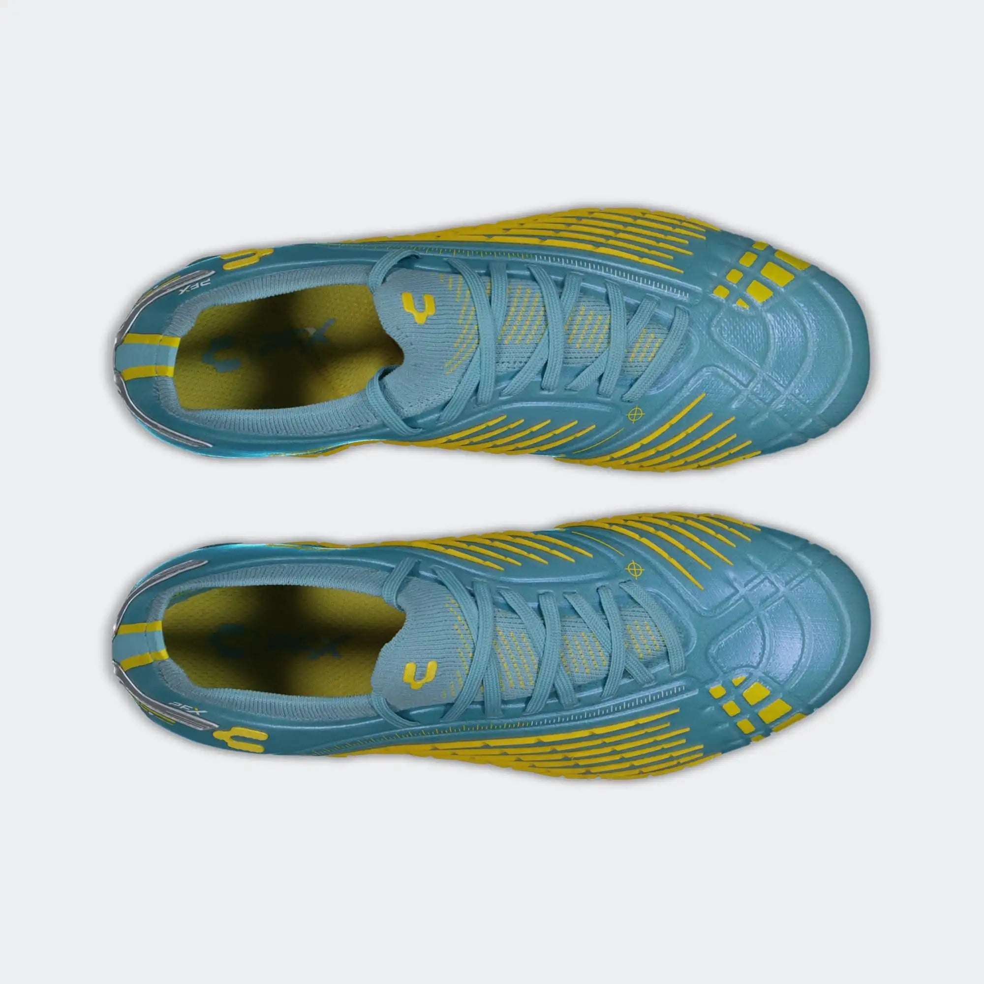 Aqua Silver PFX Soccer Cleats for Women Charly Stingr