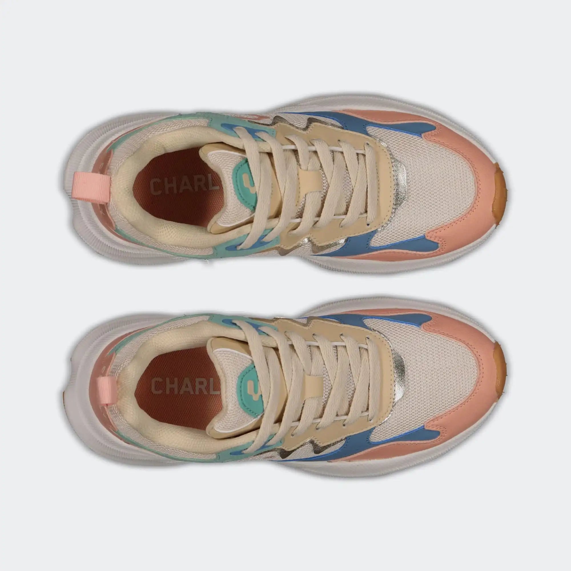 Beige Pink Lifestyle Shoes for Women Charly Sport Balti