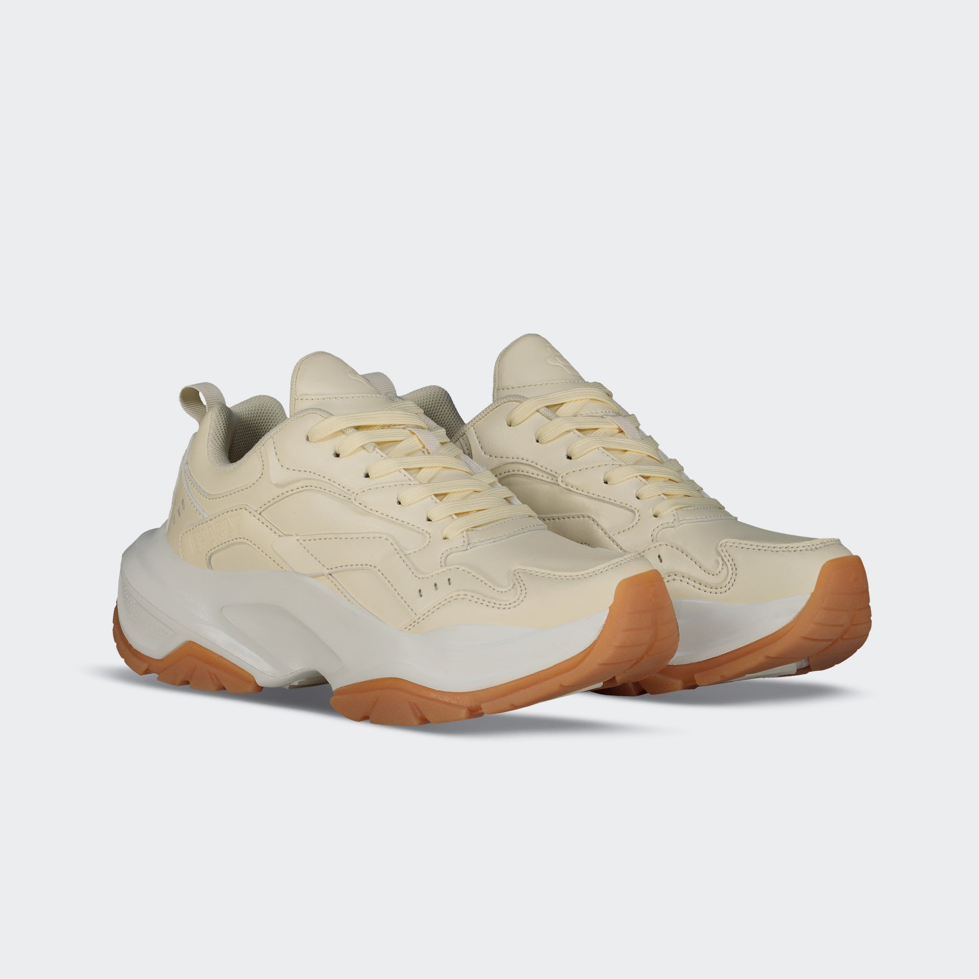 Beige Lifestyle Fashion Sport Shoes for Women Charly Orla Pu