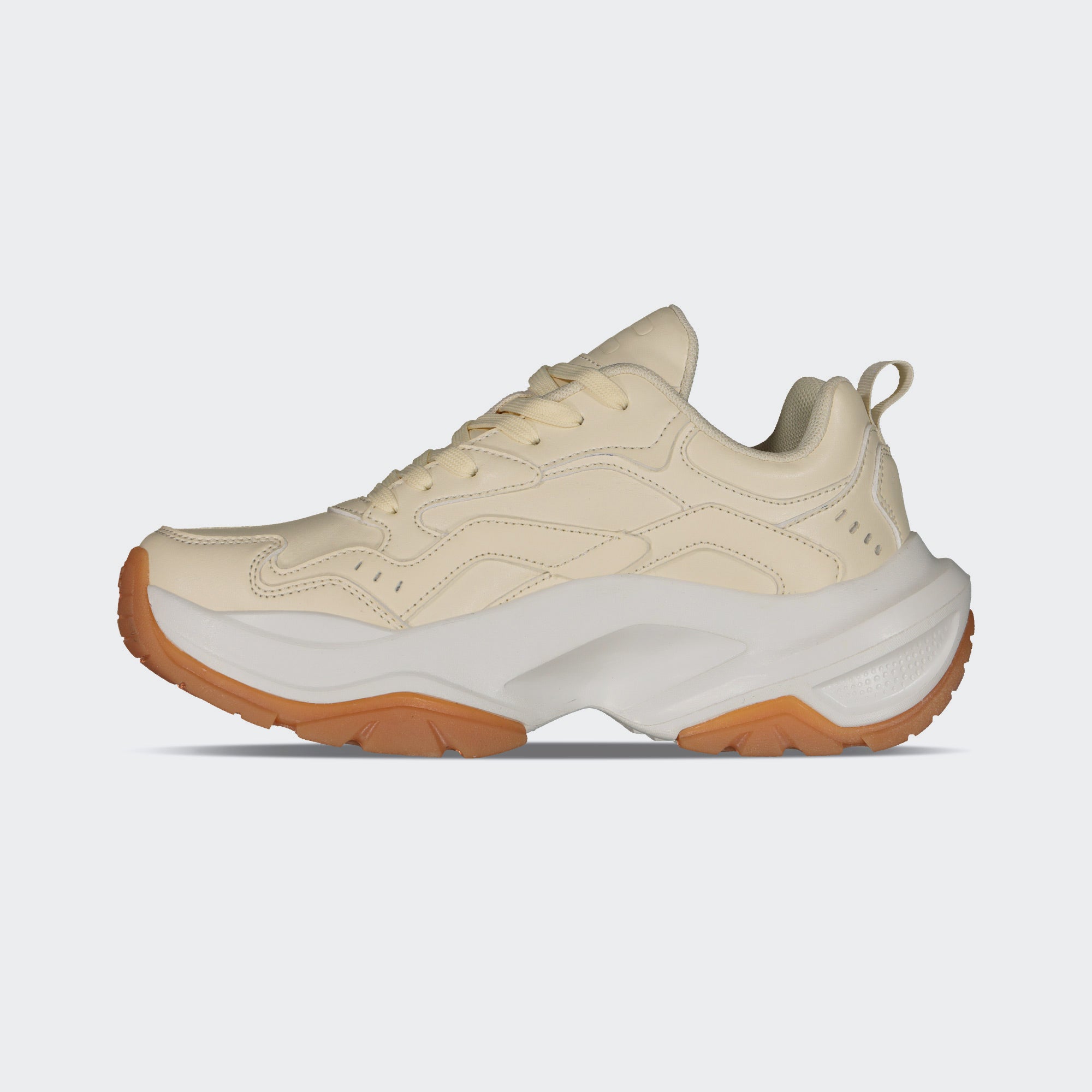 Beige Lifestyle Fashion Sport Shoes for Women Charly Orla Pu