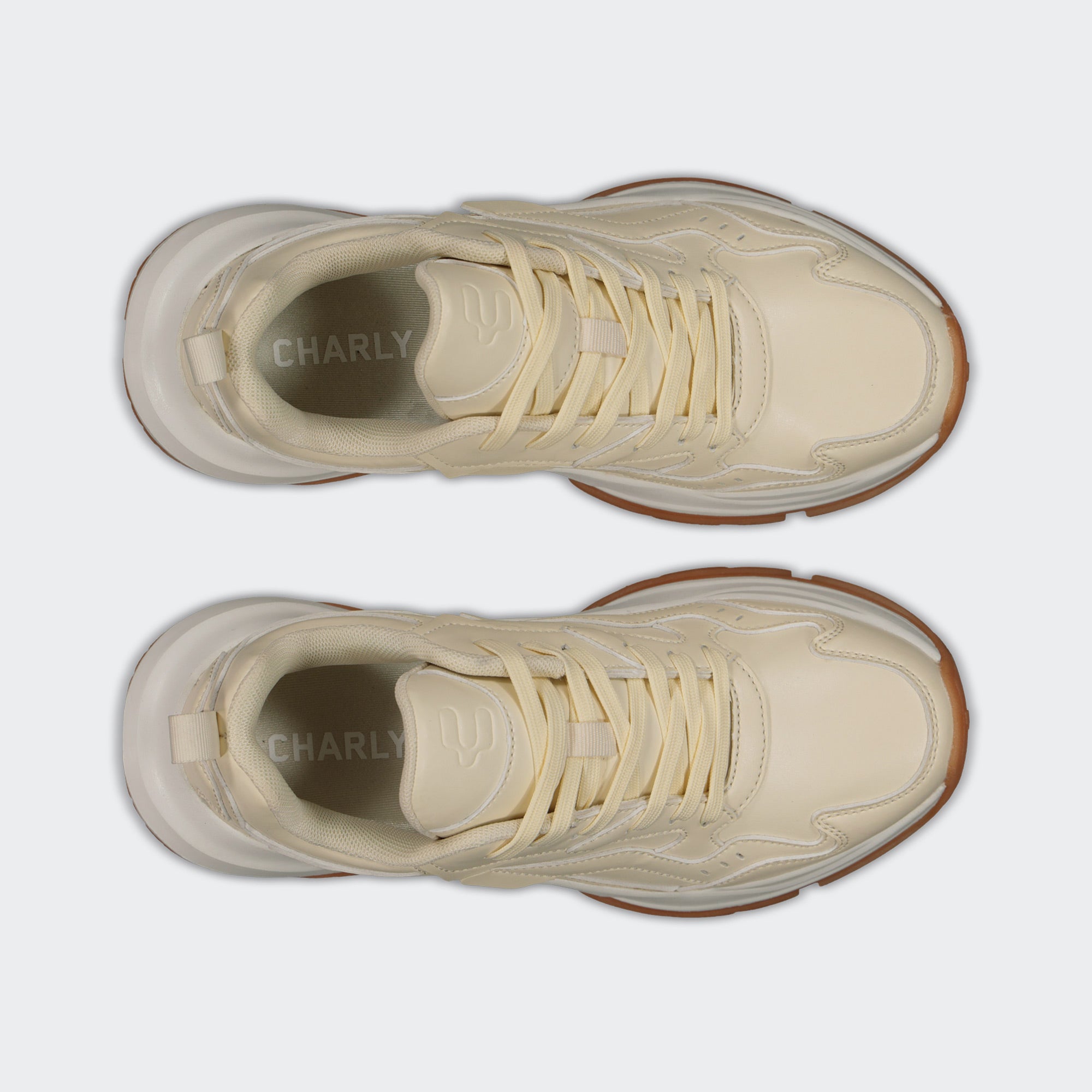 Beige Lifestyle Fashion Sport Shoes for Women Charly Orla Pu