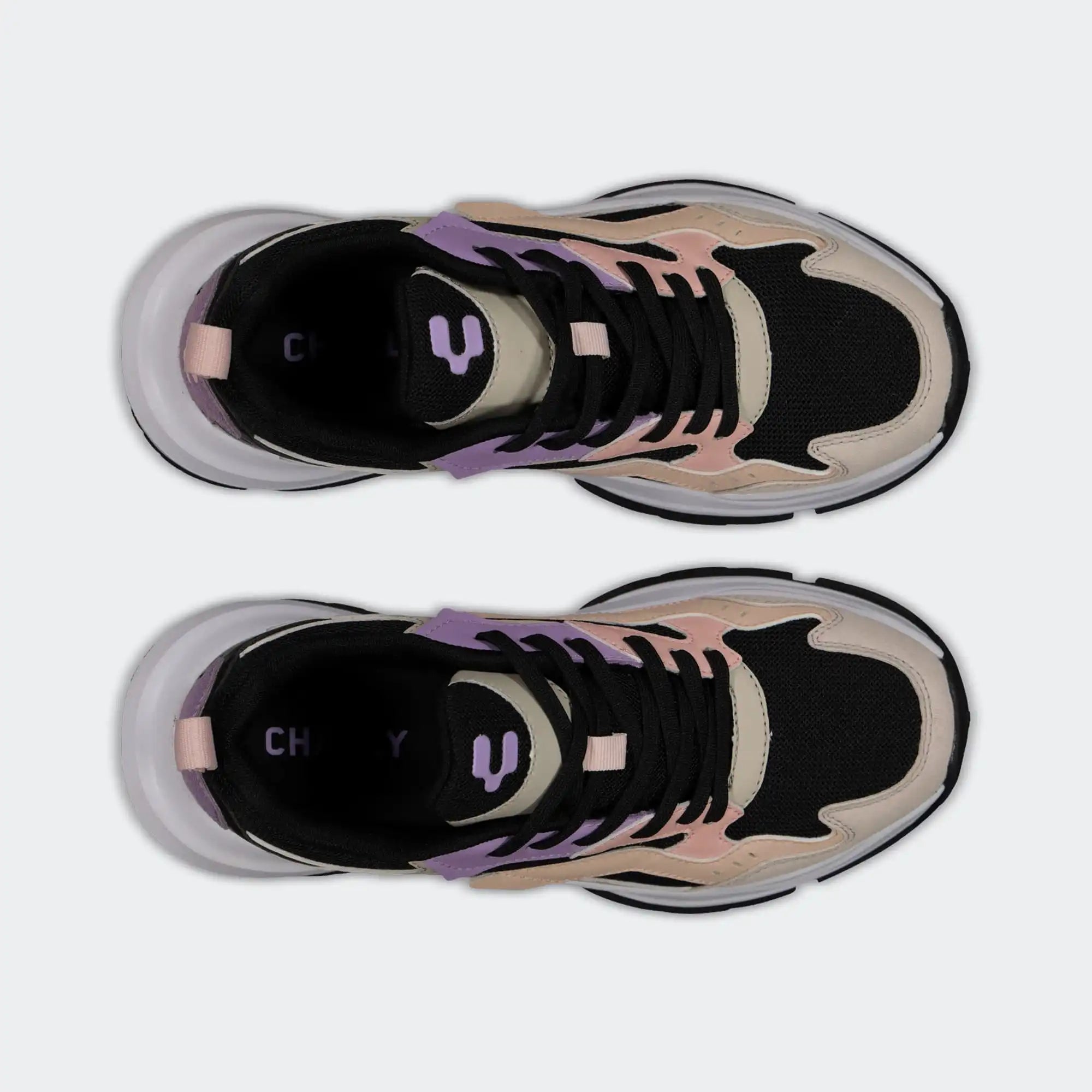 Black Multicolor Fashion Sport Shoes for Women Charly Orla Lifestyle