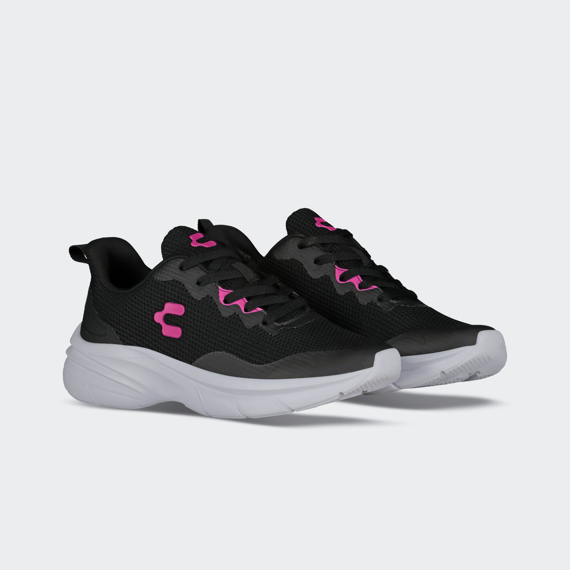 Black Fiusha Relax Walking Light Sport Shoes for Women Charly Mazai