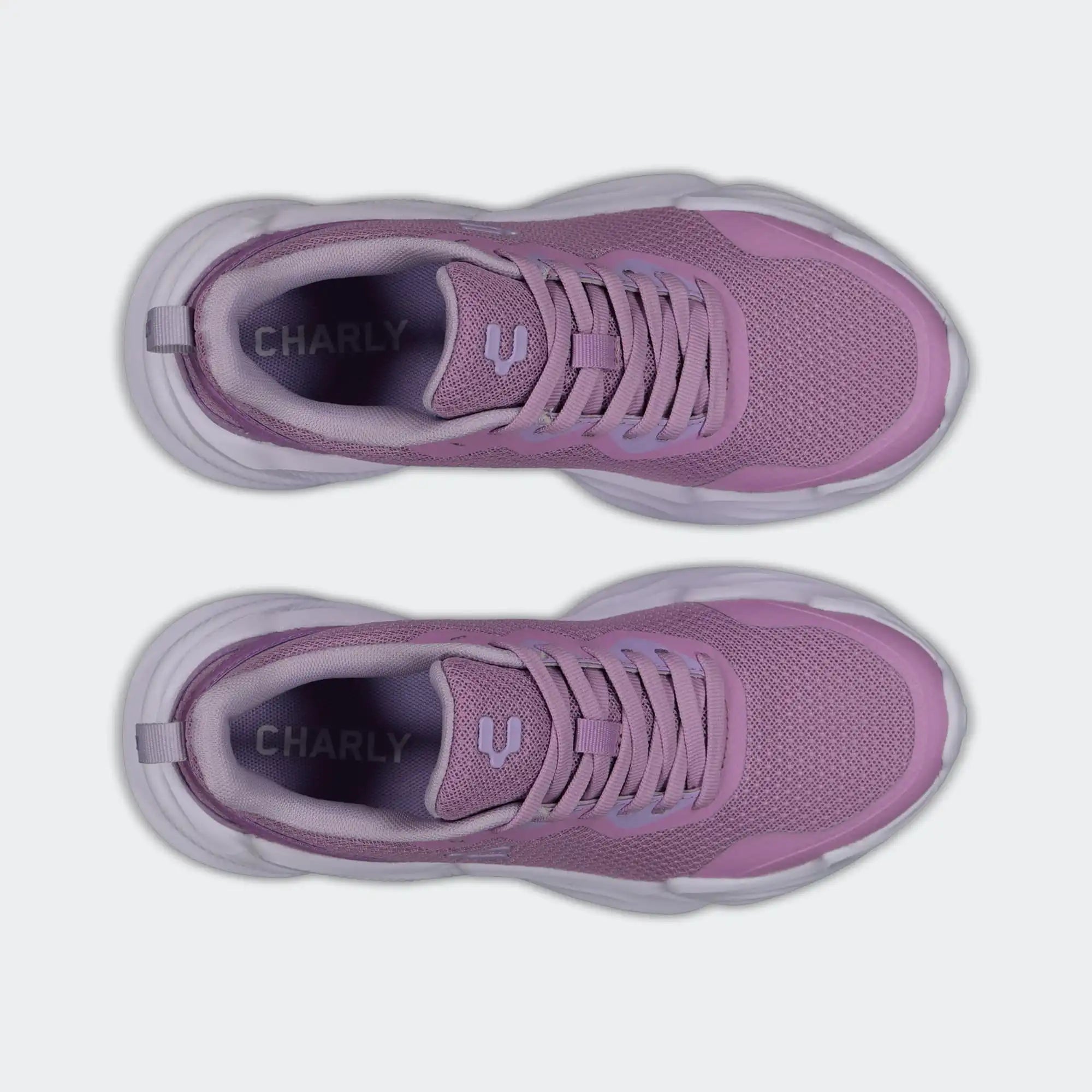 Purple Walking Light Sport Shoes for Women Charly Kazan Relax