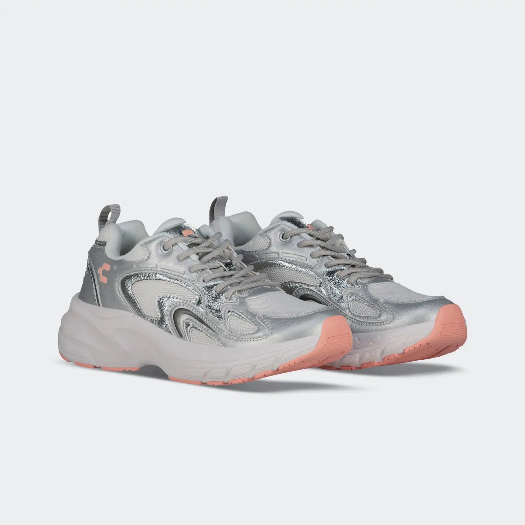 Silver Pink City Lifestyle Shoes for Women Charly Capri Sport