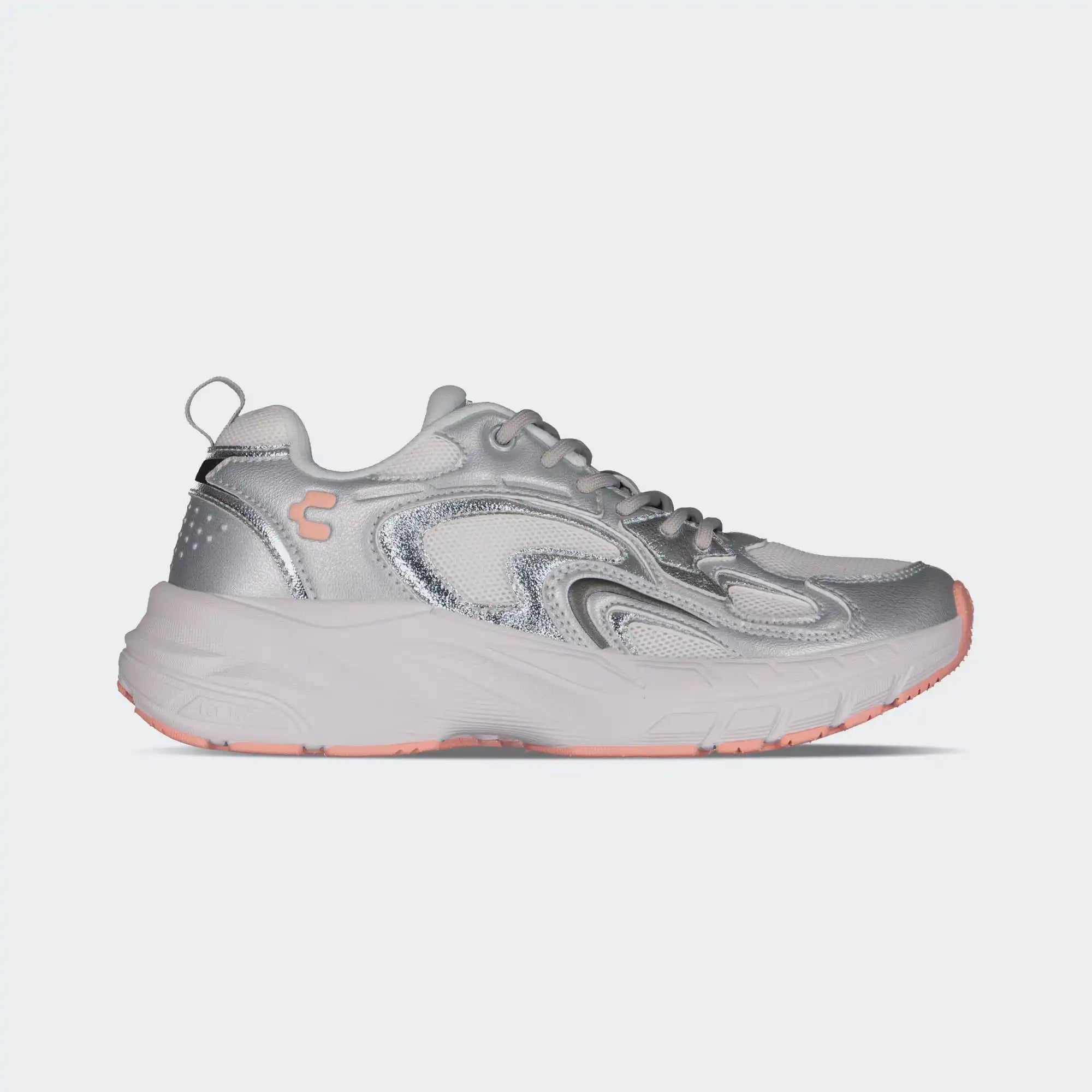 Silver Pink City Lifestyle Shoes for Women Charly Capri Sport