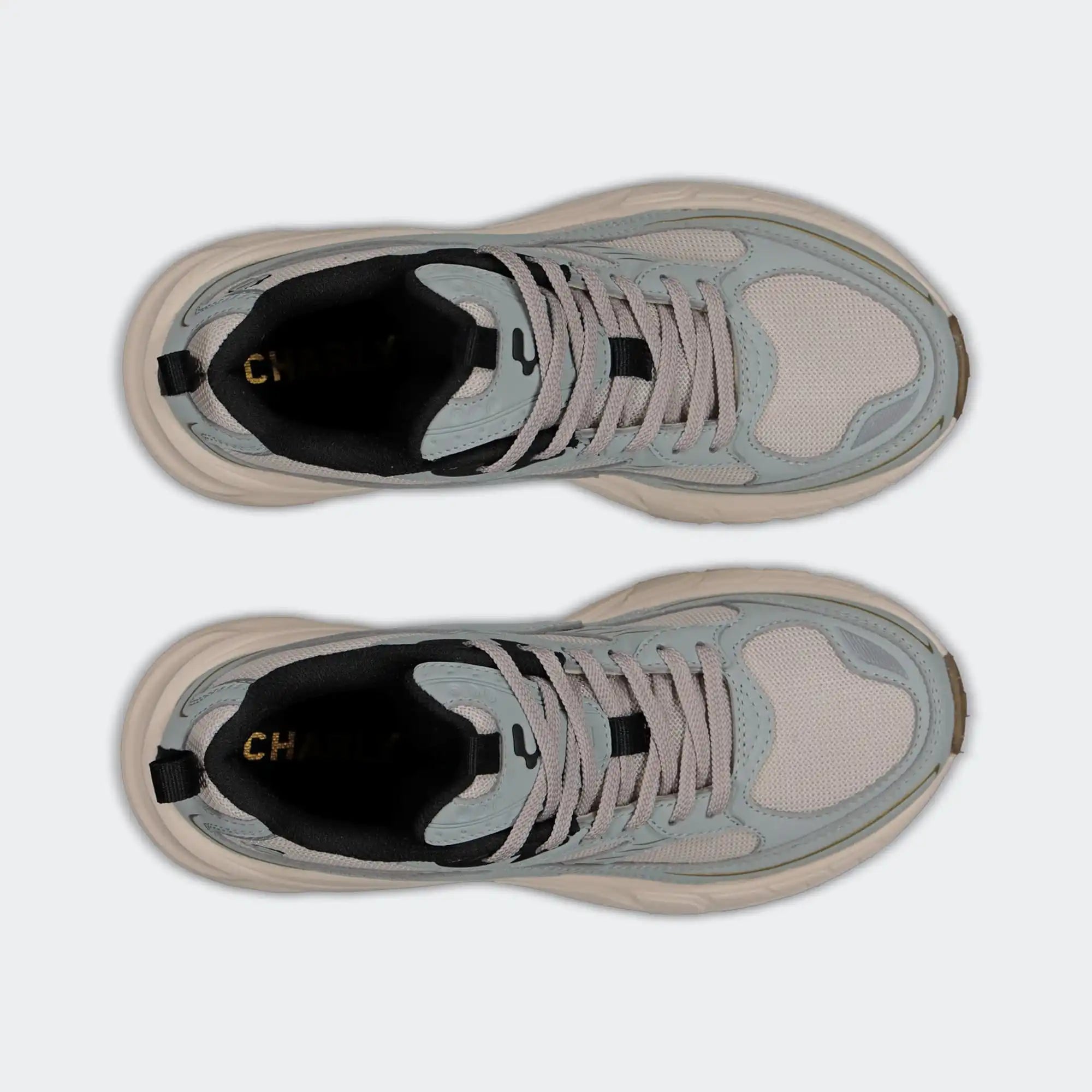Beige Blue Lifestyle Fashion Sport Shoes for Women Charly Berlin City